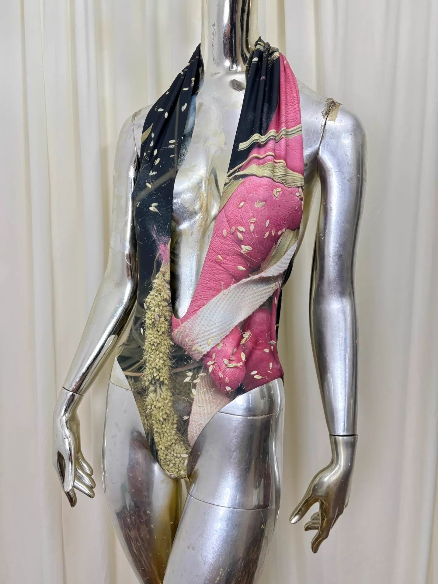 Ottolinger Ottolinger 2022SS Printed Halter Tie Strap Body Top Size XS / US 0-2 / IT 36-38 - 1 Thumbnail