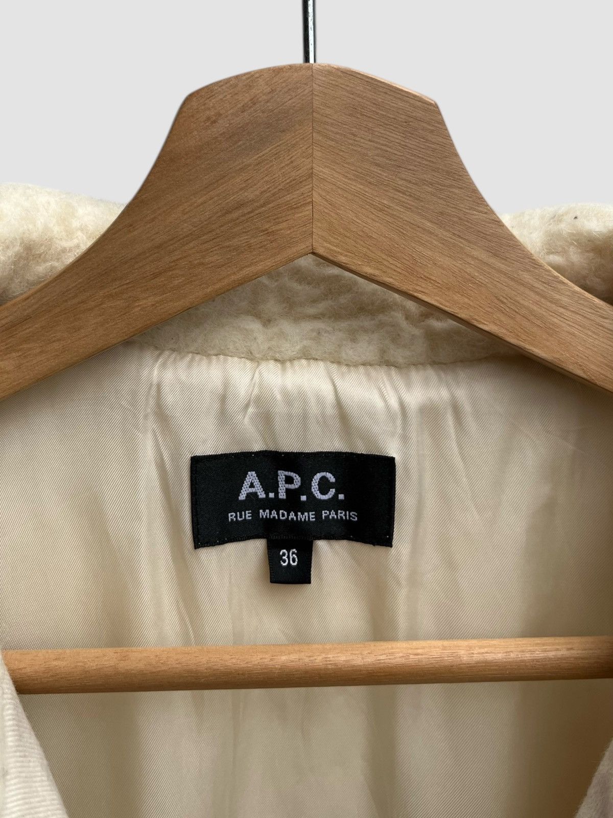 A.P.C. A.P.C. Katerine Wool-Blend Teddy Coat Size XS / US 0-2 / IT 36-38 - 9 Thumbnail
