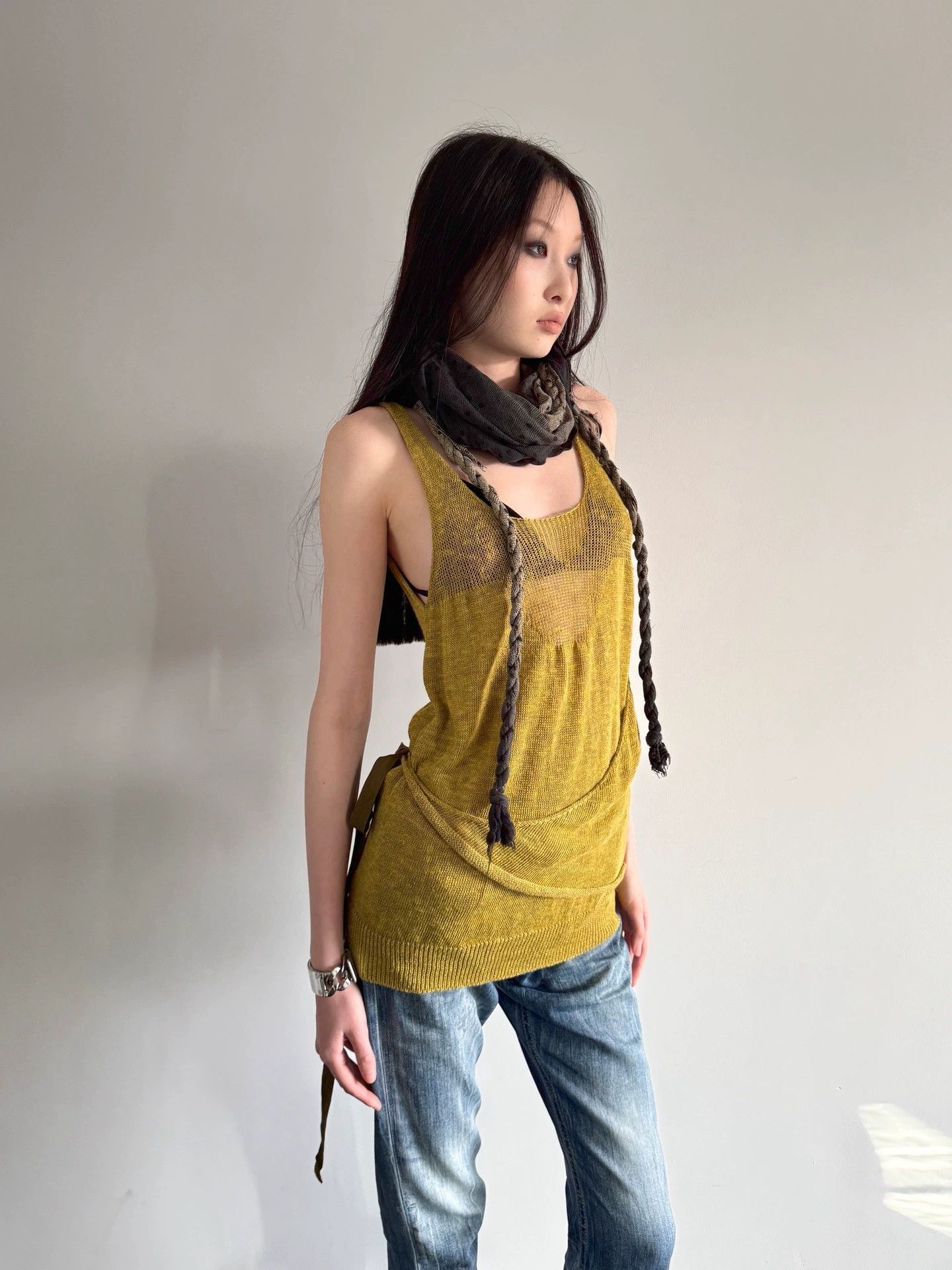 Diesel Diesel Knit Tassel Scarf Size ONE SIZE - 1 Thumbnail