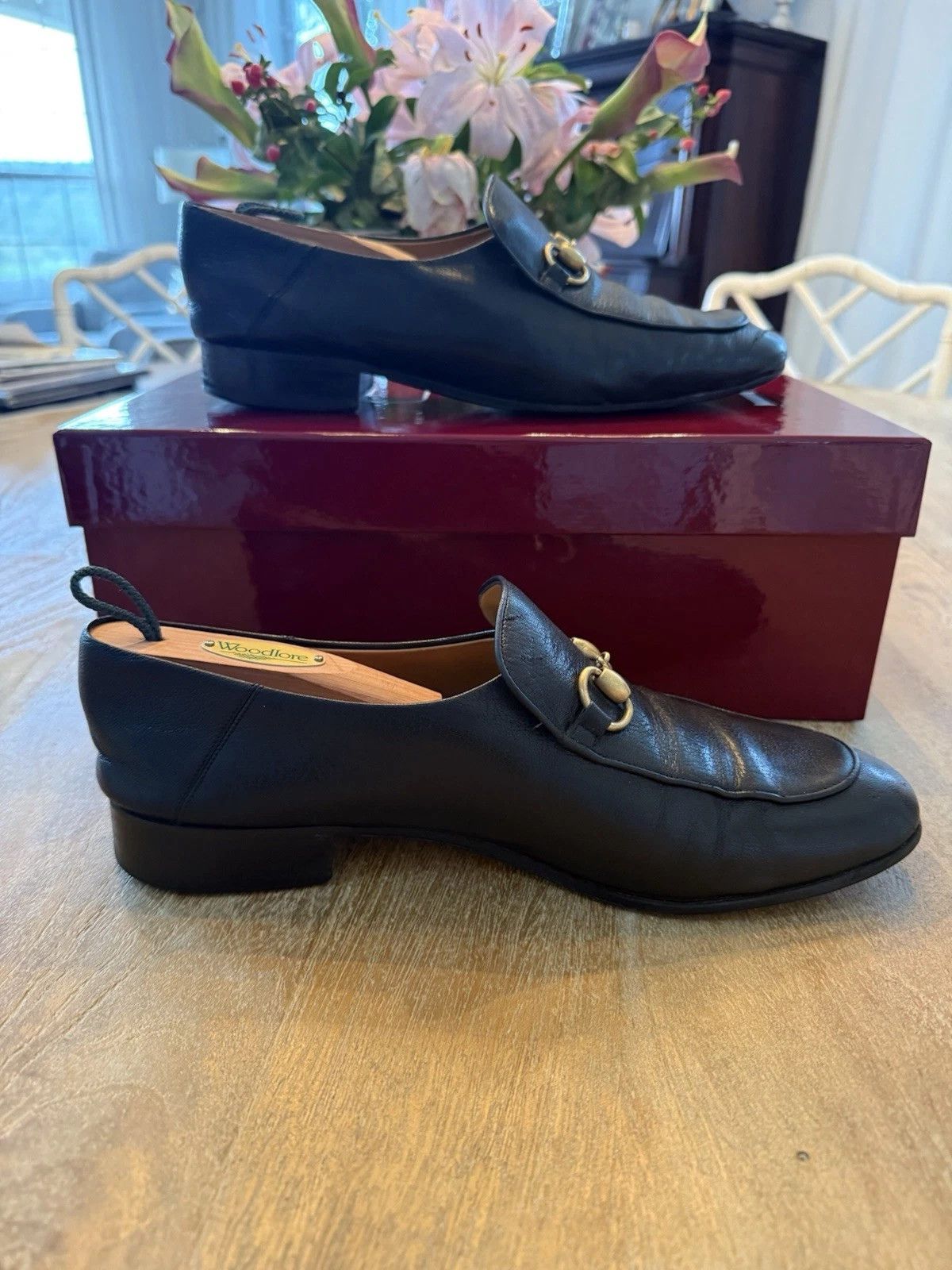 Gucci Gucci Horsebit Loafers Black 10 Snaffle Bit Monogram Size US 10 / EU 43 - 6 Thumbnail