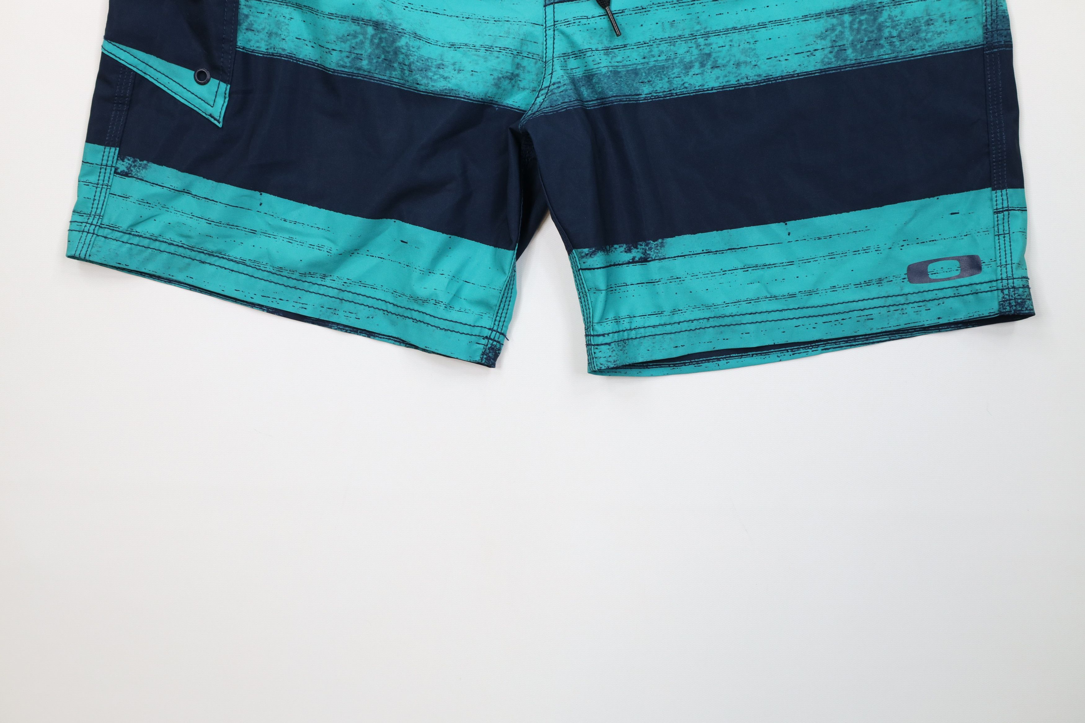 Oakley Oakley Striped Color Block Surf Board Shorts Swimming Trunks Size US 38 / EU 54 - 4 Thumbnail