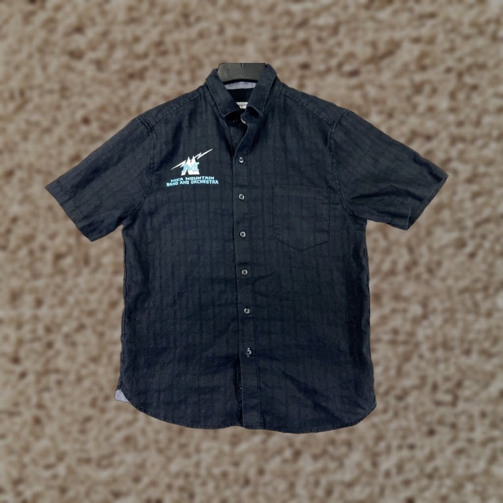 Tommy Bahama Tommy Bahama Shirt Men Small Black Geometric Button Up Linen Hawaiian READ Size US S / EU 44-46 / 1 - 1 Thumbnail