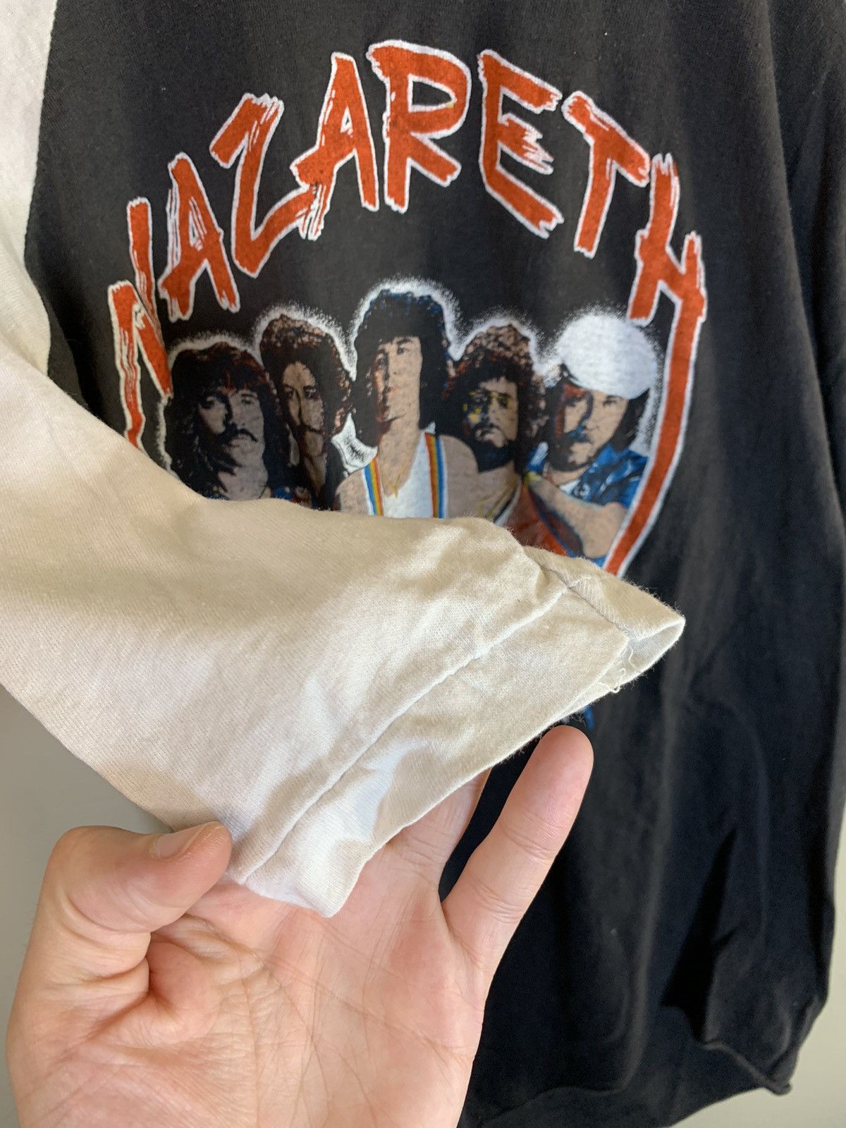 Band Tees × Vintage *RARE* Vintage 1980 Nazareth Malice In Wonderland Tour Shirt Size US L / EU 52-54 / 3 - 7 Thumbnail