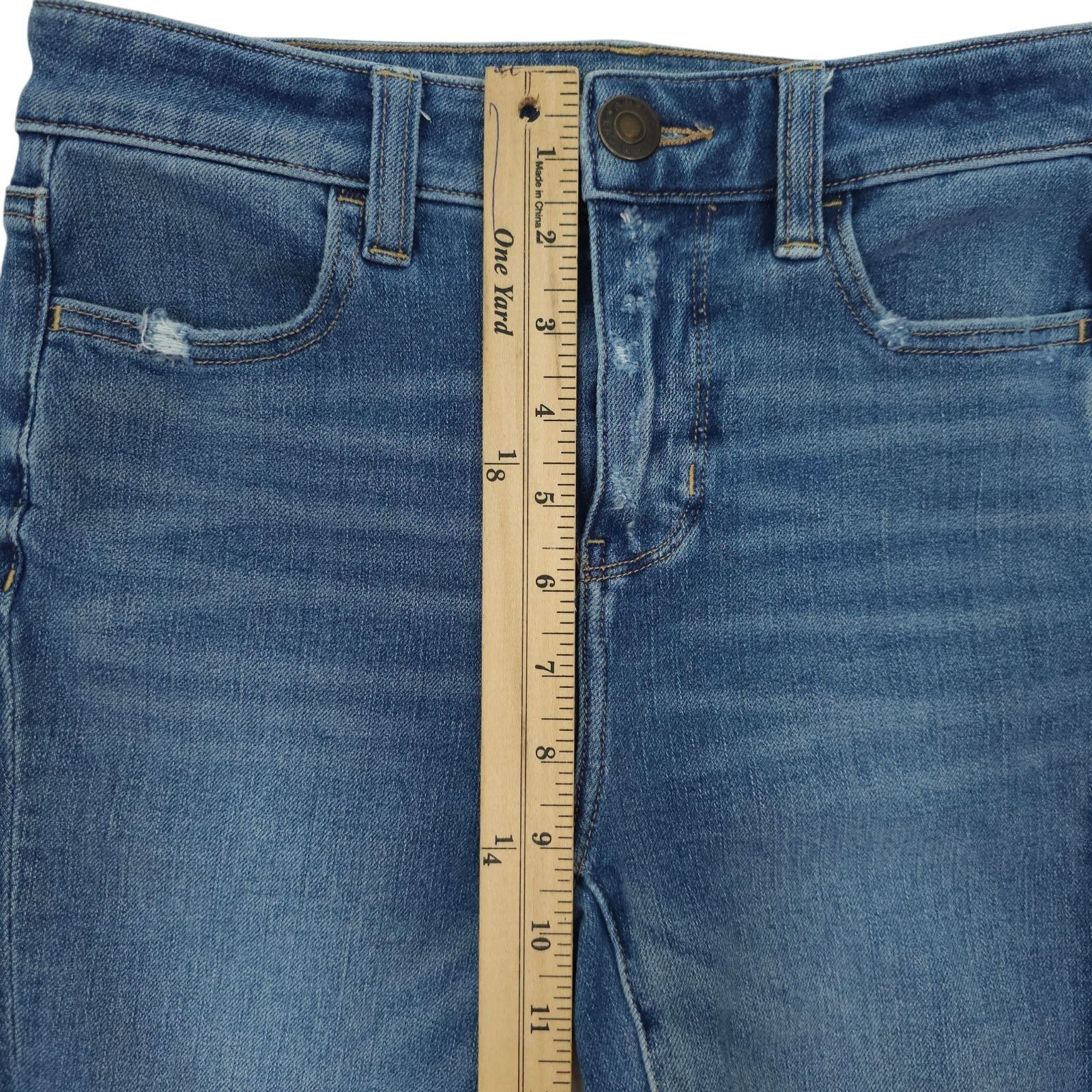 American Eagle Outfitters American Eagle Dream Jean 0 XShort Mid Rise Jegging Blue Size 25" / US 0 / IT 36 - 4 Thumbnail