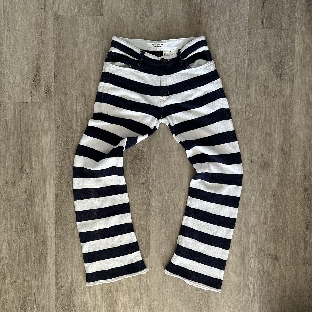 Junya Watanabe Junya Watanabe 03 Striped Flare Pant Size US 28 / EU 44 - 2 Thumbnail