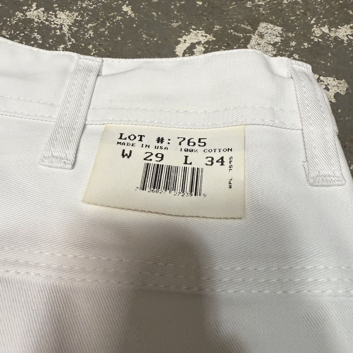 Carhartt Vintage Stone Cutter Carpenter Painter Pants White Baggy N Size US 29 - 5 Thumbnail