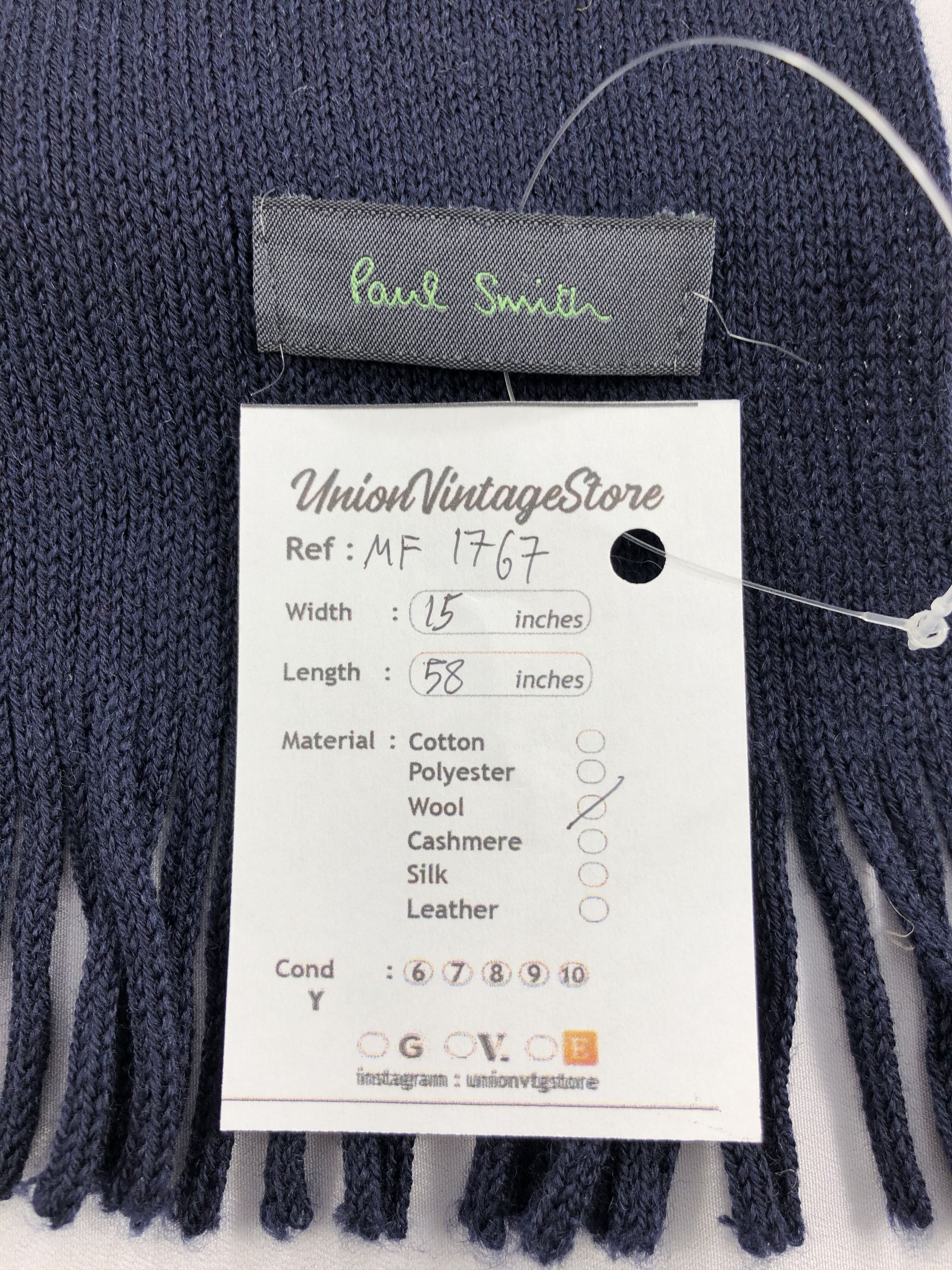 Paul Smith Vintage Paul Smith Scarf/Muffler/Neckwear MF1767 Size ONE SIZE - 7 Thumbnail