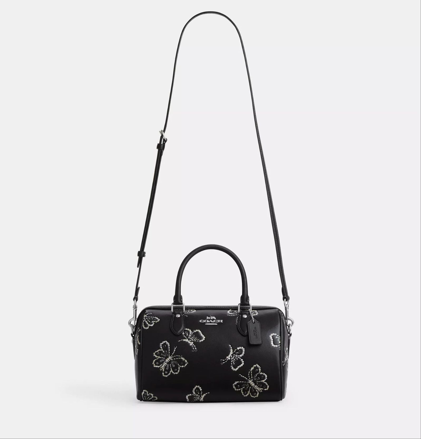 Coach Nwt Coach Rowan Satchel Bag With Butterfly Print CCK88 Size ONE SIZE - 9 Thumbnail