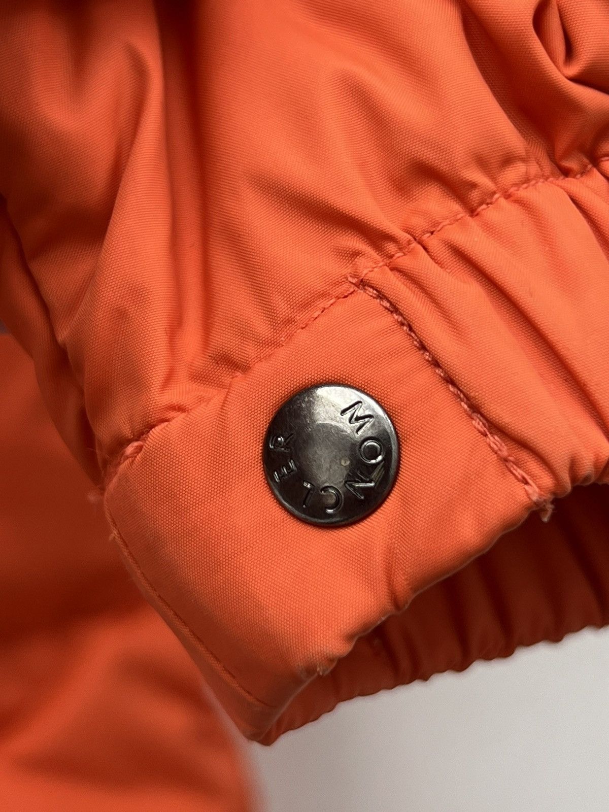 Moncler 🍊Vintage Moncler 2in1 Andersen Down Puffer Jacket Orange Size M / US 6-8 / IT 42-44 - 24 Thumbnail