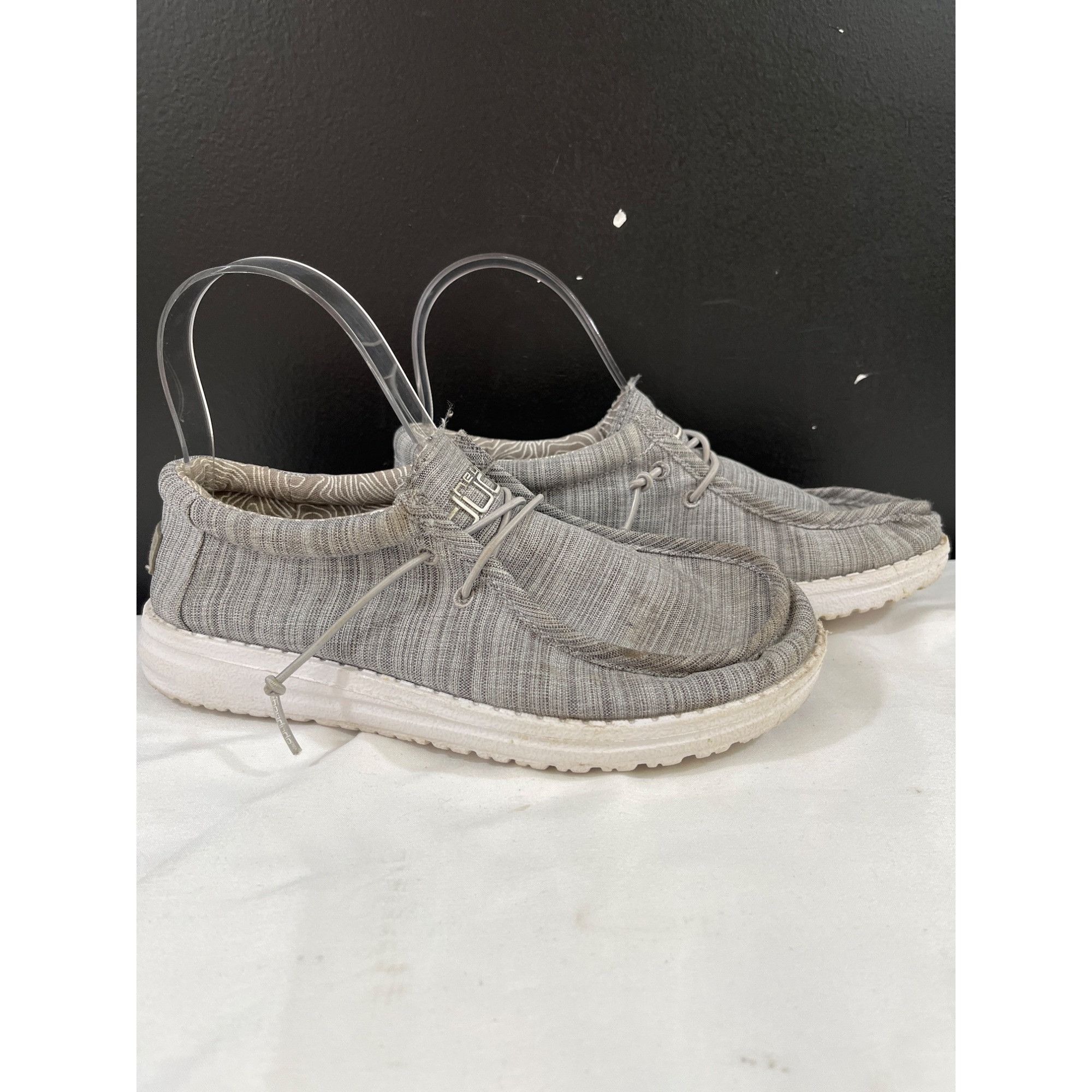 Other Hey Dude Wally Women's Grey Shoes/Slip-ons Size 5 SKU 5834 Size US 5 / IT 35 - 1 Thumbnail