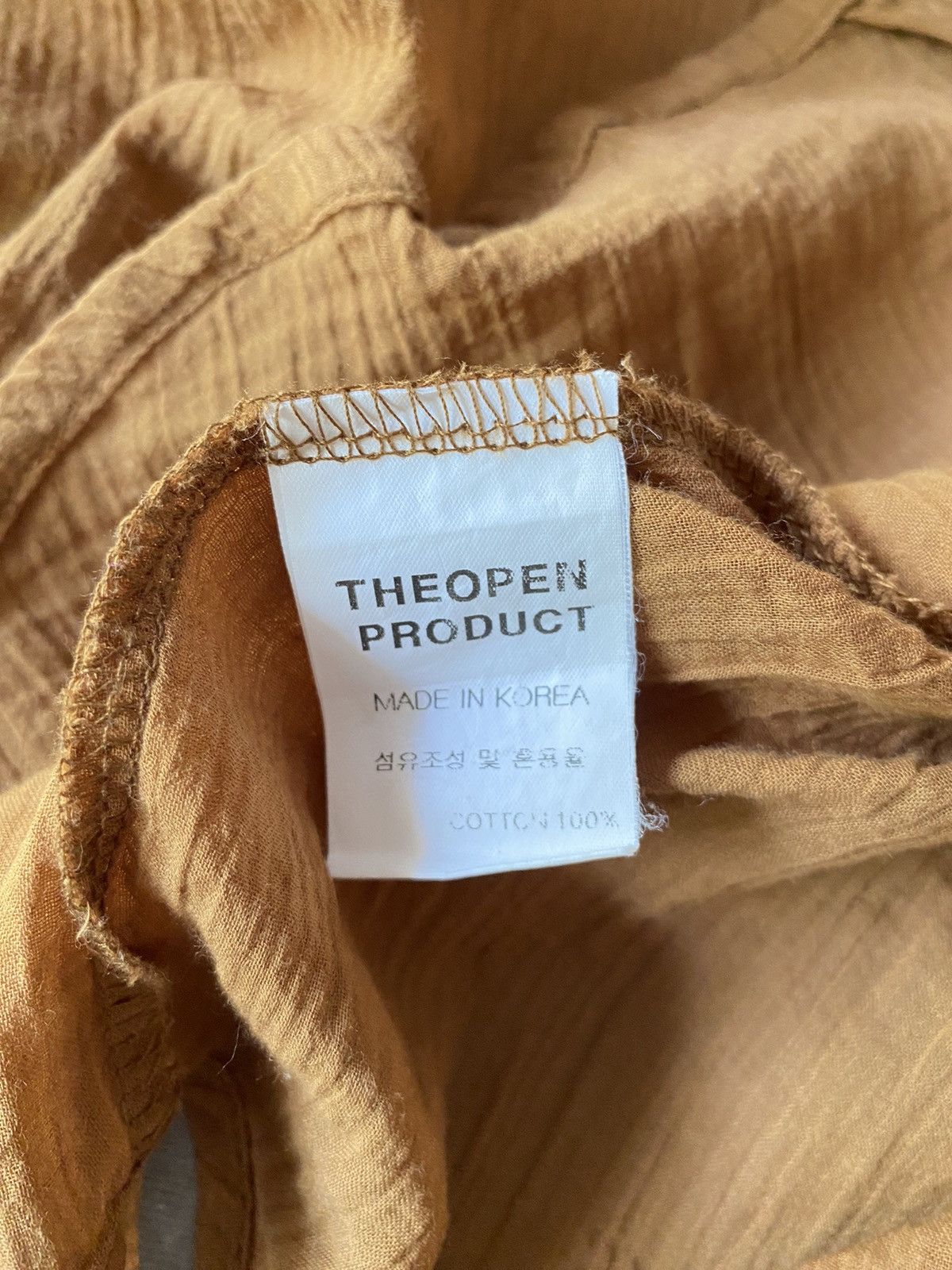 OPEN YY THE OPEN PRODUCT Sheer Brown Long-Sleeve Shirt Size S / US 4 / IT 40 - 4 Thumbnail