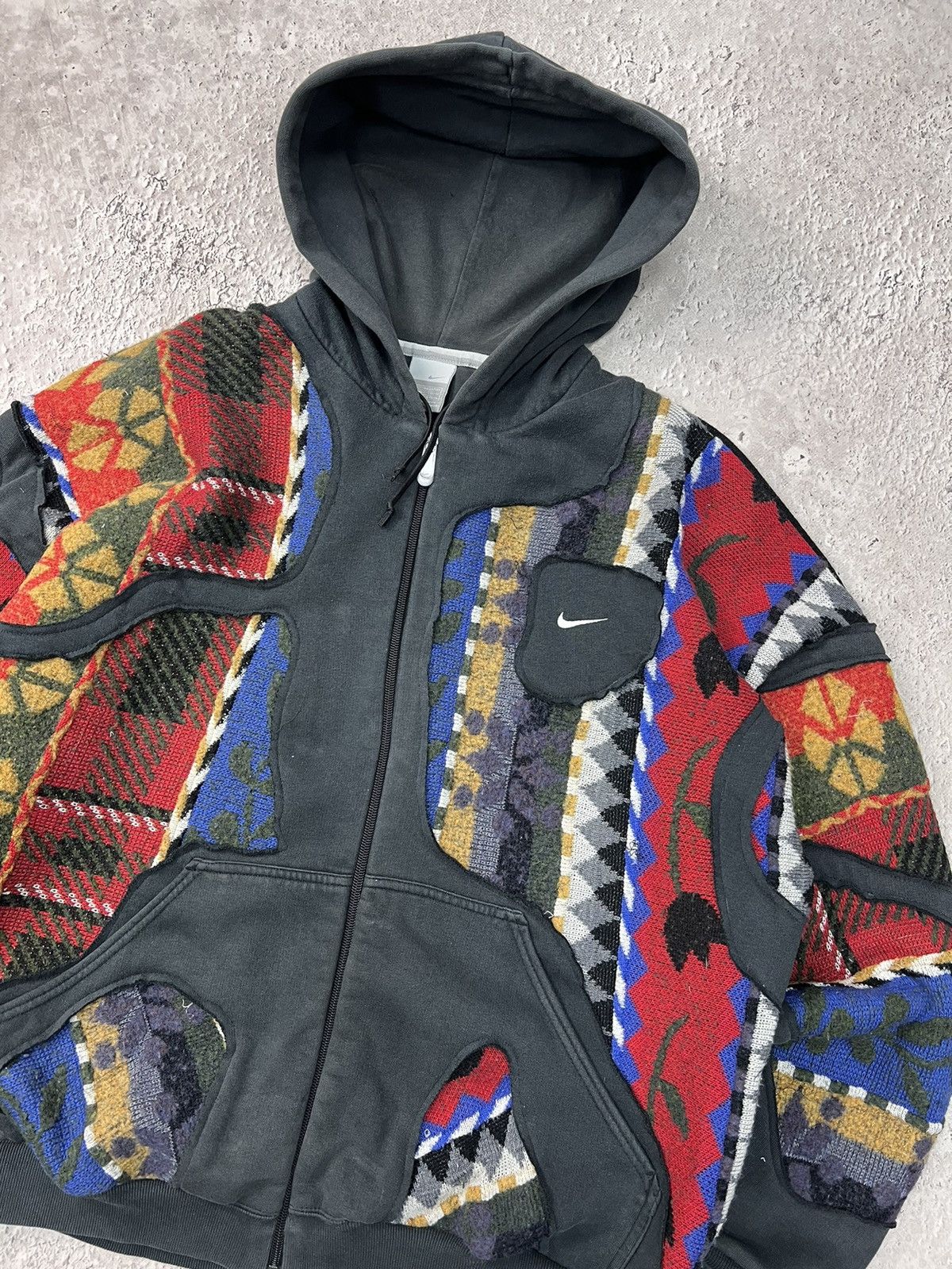 Coogi × Nike VINTAGE Y2K custom Nike Boxy ZIP UP hoodie Coogi SWEATSHIRT Size US L / EU 52-54 / 3 - 2 Thumbnail