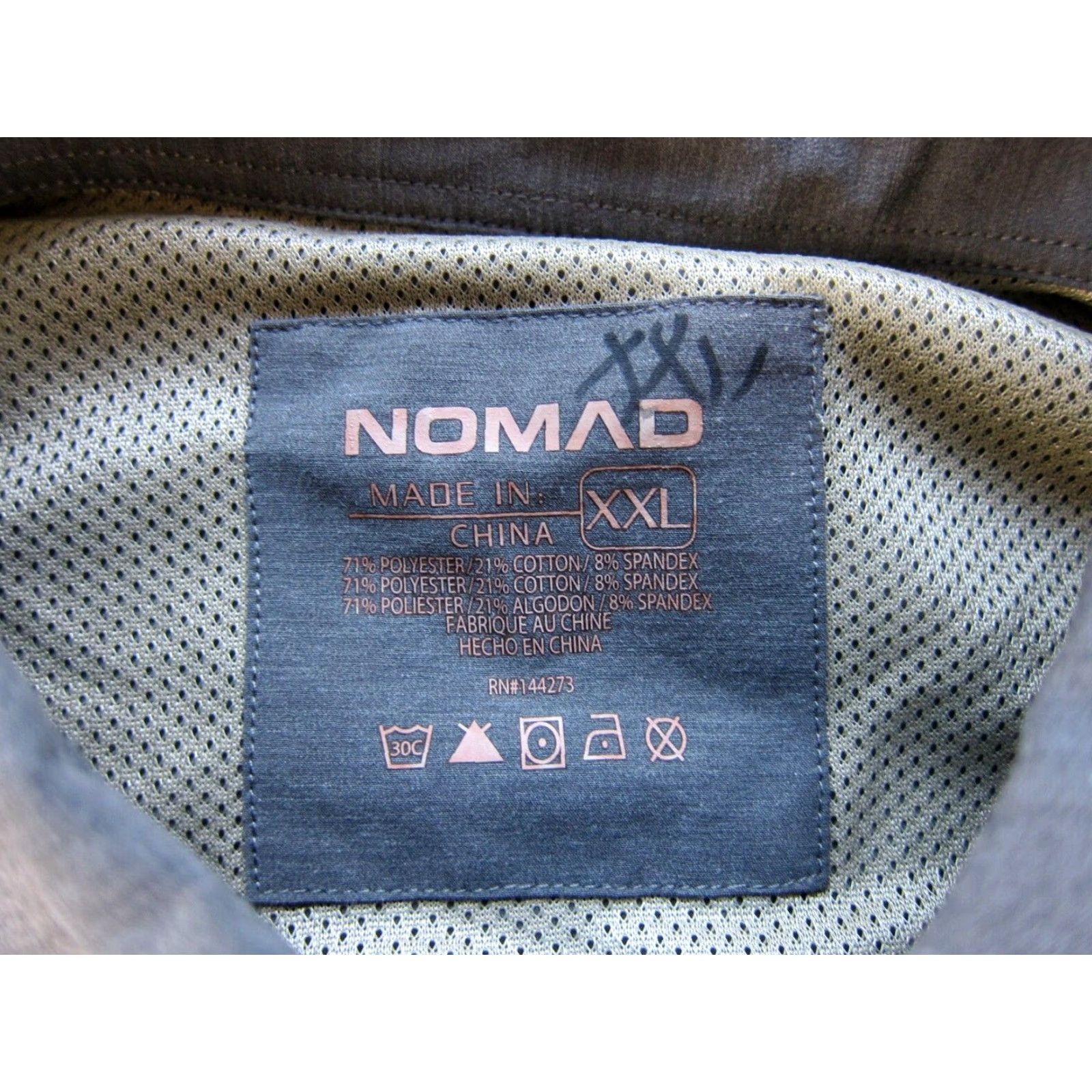 Nomad NWT Nomad Grey Stretch Snap Button Down Long Sleeve Banquet Shirt Men XXL Size US XXL / EU 58 / 5 - 5 Thumbnail
