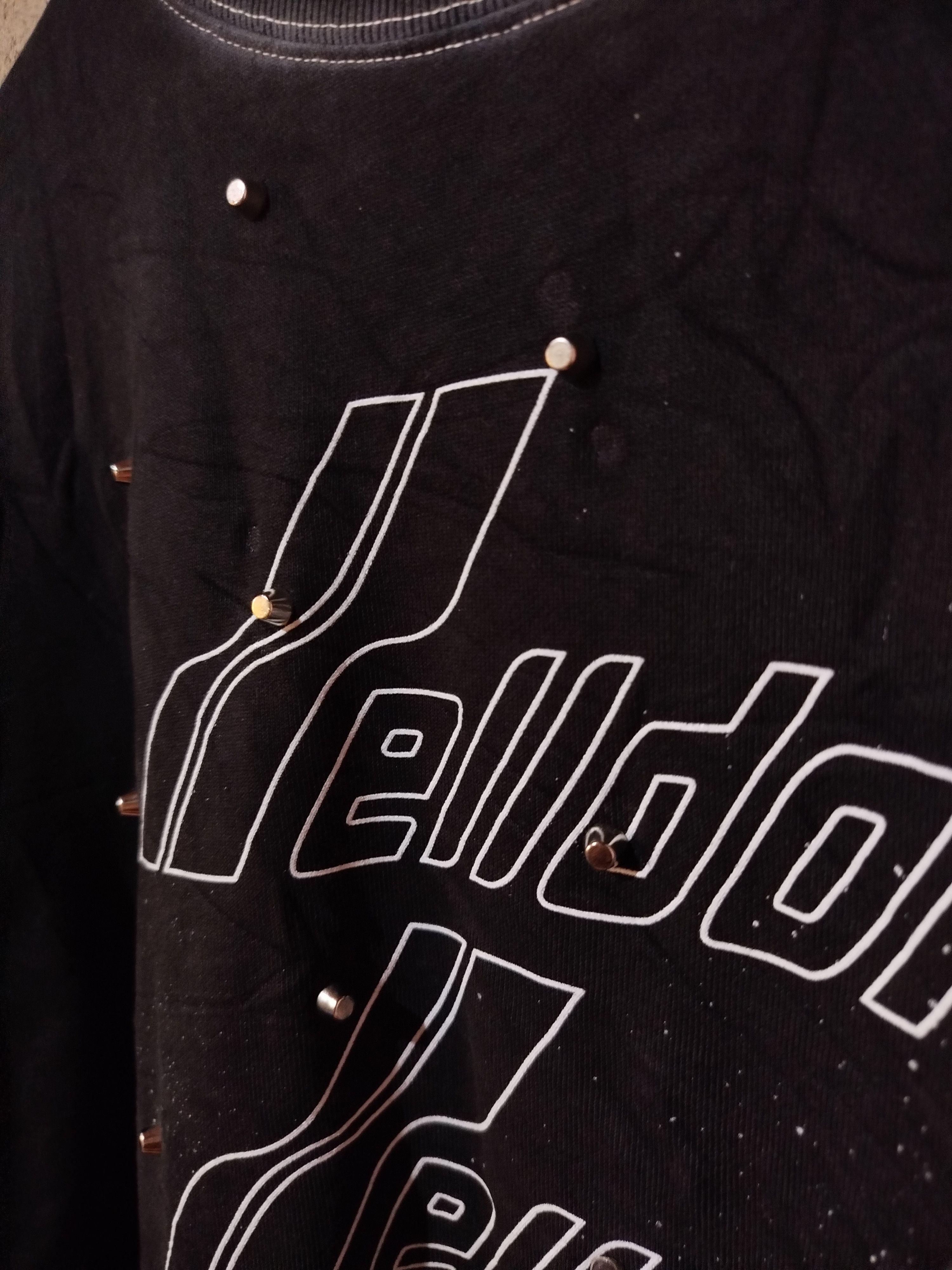 WE11DONE WELLDONE Stud Artwork Sweatshirt Size US L / EU 52-54 / 3 - 3 Thumbnail
