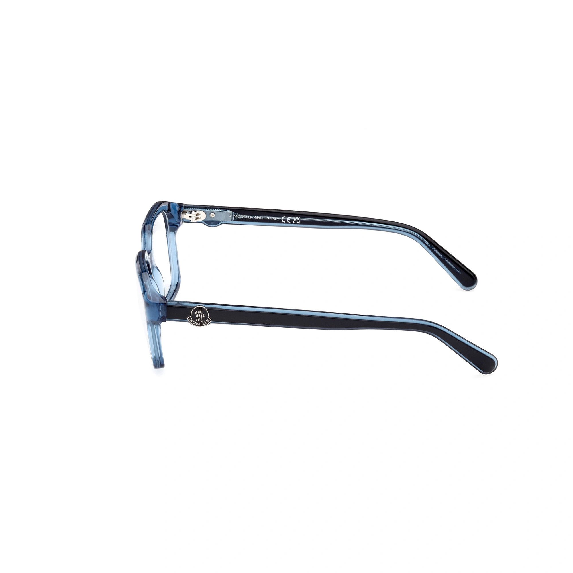 Moncler o1y0225 Size : OS / 52 mm Eyeglass Frame in Blue/Black Size ONE SIZE - 4 Thumbnail