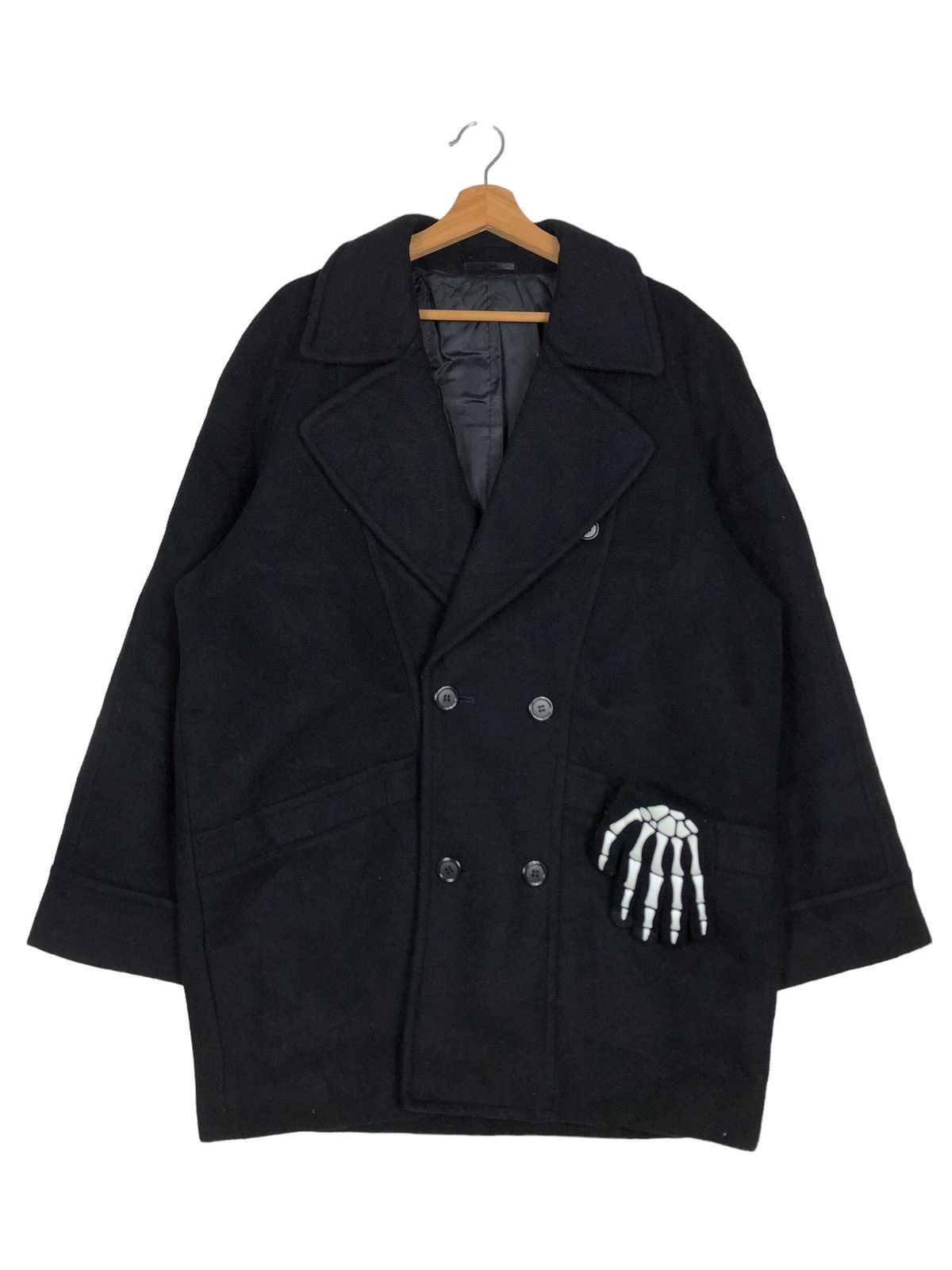 Issey Miyake 🔥WOOL FLY JACKET DOUBLE BREAST D HOMME A HOMME JAPAN Size US M / EU 48-50 / 2 - 1 Thumbnail