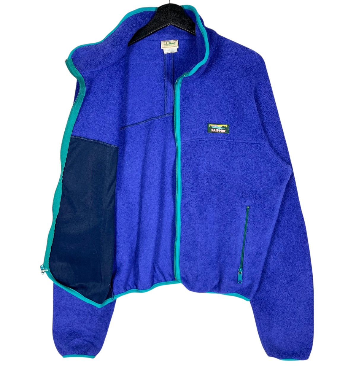 L.L. Bean Vintage LL Beans Men Zipper Fleece Jacket Size US M / EU 48-50 / 2 - 6 Thumbnail