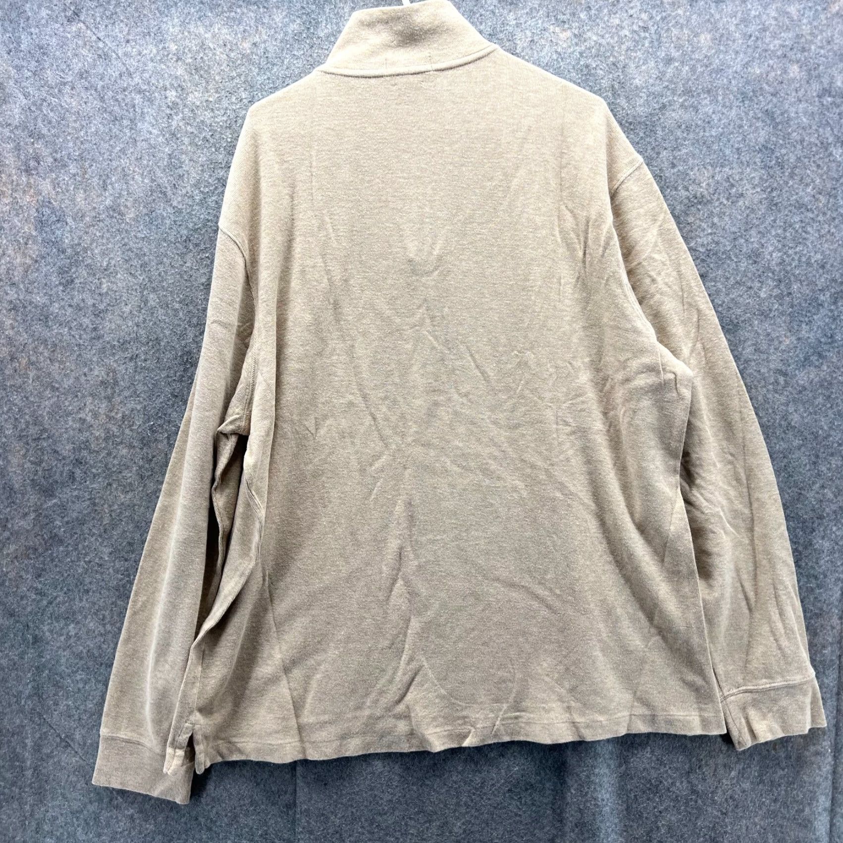 Polo Ralph Lauren Polo Ralph Lauren Sweater Shirt Men XXL Beige Pullover Knit Fleece Logo Size US XXL / EU 58 / 5 - 2 Thumbnail