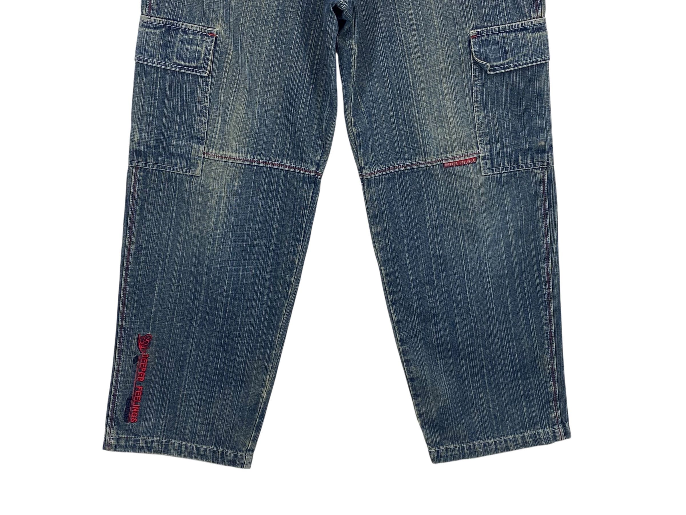 Japanese Brand Soul USA Denim Vintage Baggy Loose Hip Hop Jeans Size US 30 / EU 46 - 6 Thumbnail