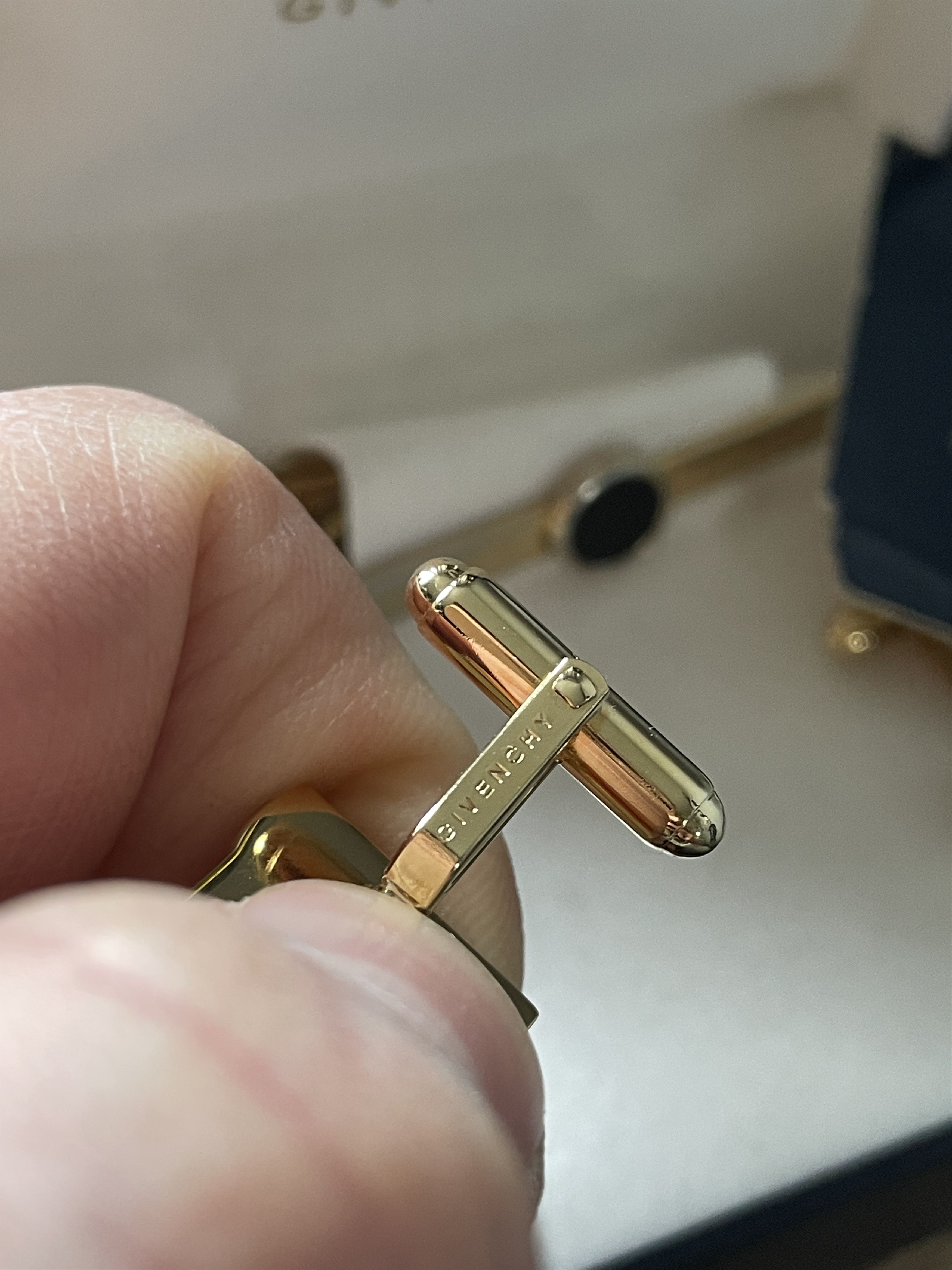 Givenchy VINTAGE GIVENCHY CUFFLINKS TIE CLIPS SET Size ONE SIZE - 5 Thumbnail