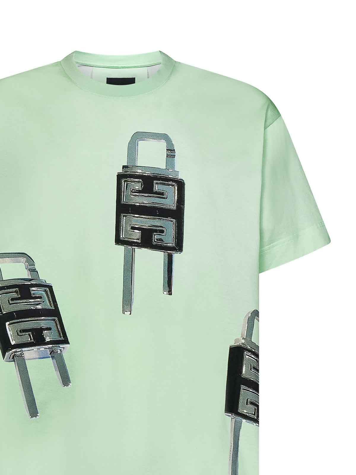 Givenchy o1gr1nt0125 Oversized Fit T-Shirt in Bright Green Size US XL / EU 56 / 4 - 3 Thumbnail