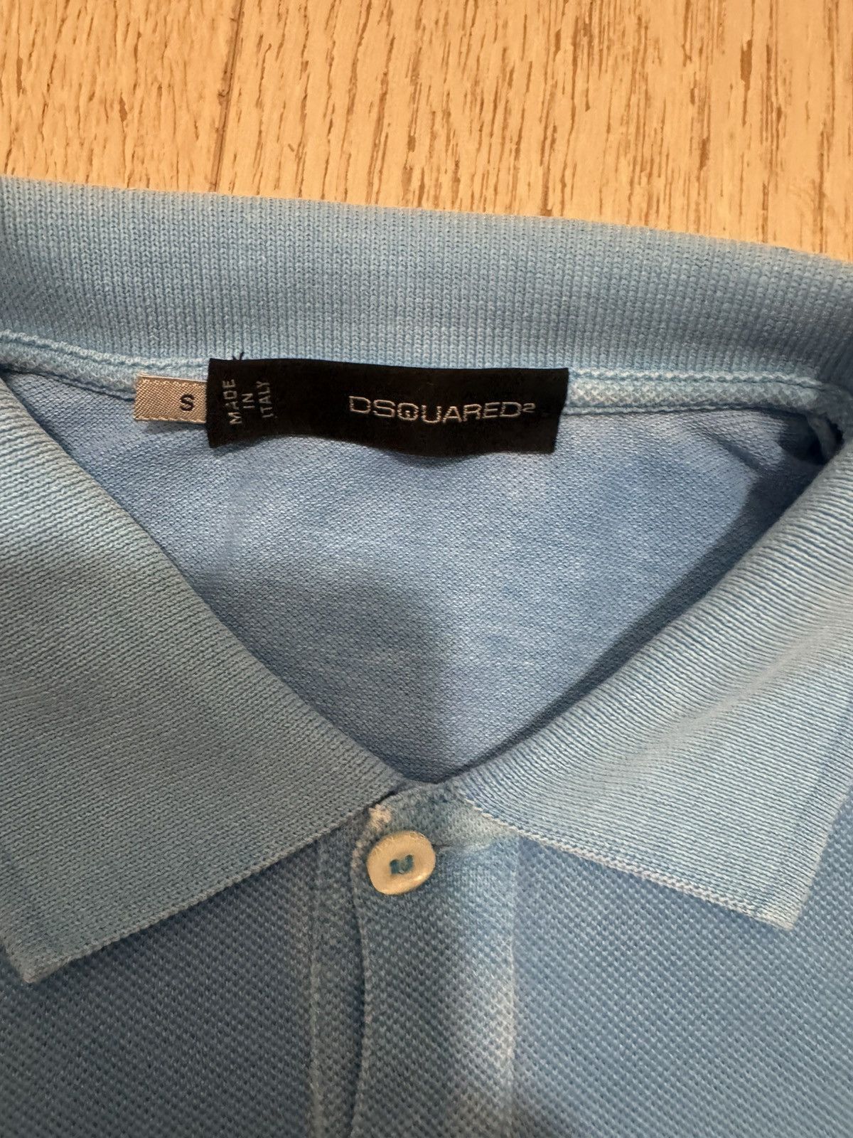 Dsquared2 D squares stone washed Polo Size US S / EU 44-46 / 1 - 4 Thumbnail