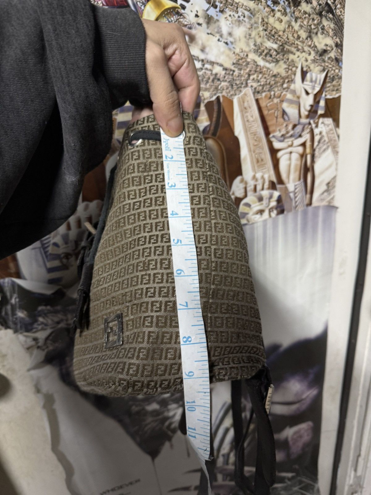 Fendi Fendi FF Monogram Backpack Canvas Leather Small Bag Vtg Size ONE SIZE - 17 Thumbnail