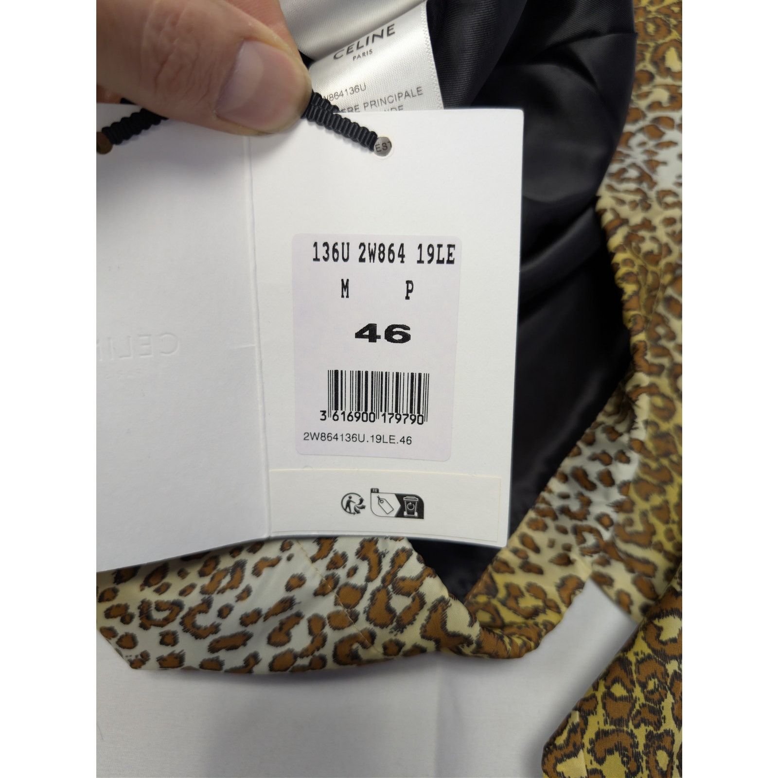 Celine o1rshd1 Leopard Print Nylon Coach Button Up Shirt in Multi Size US S / EU 44-46 / 1 - 20 Thumbnail