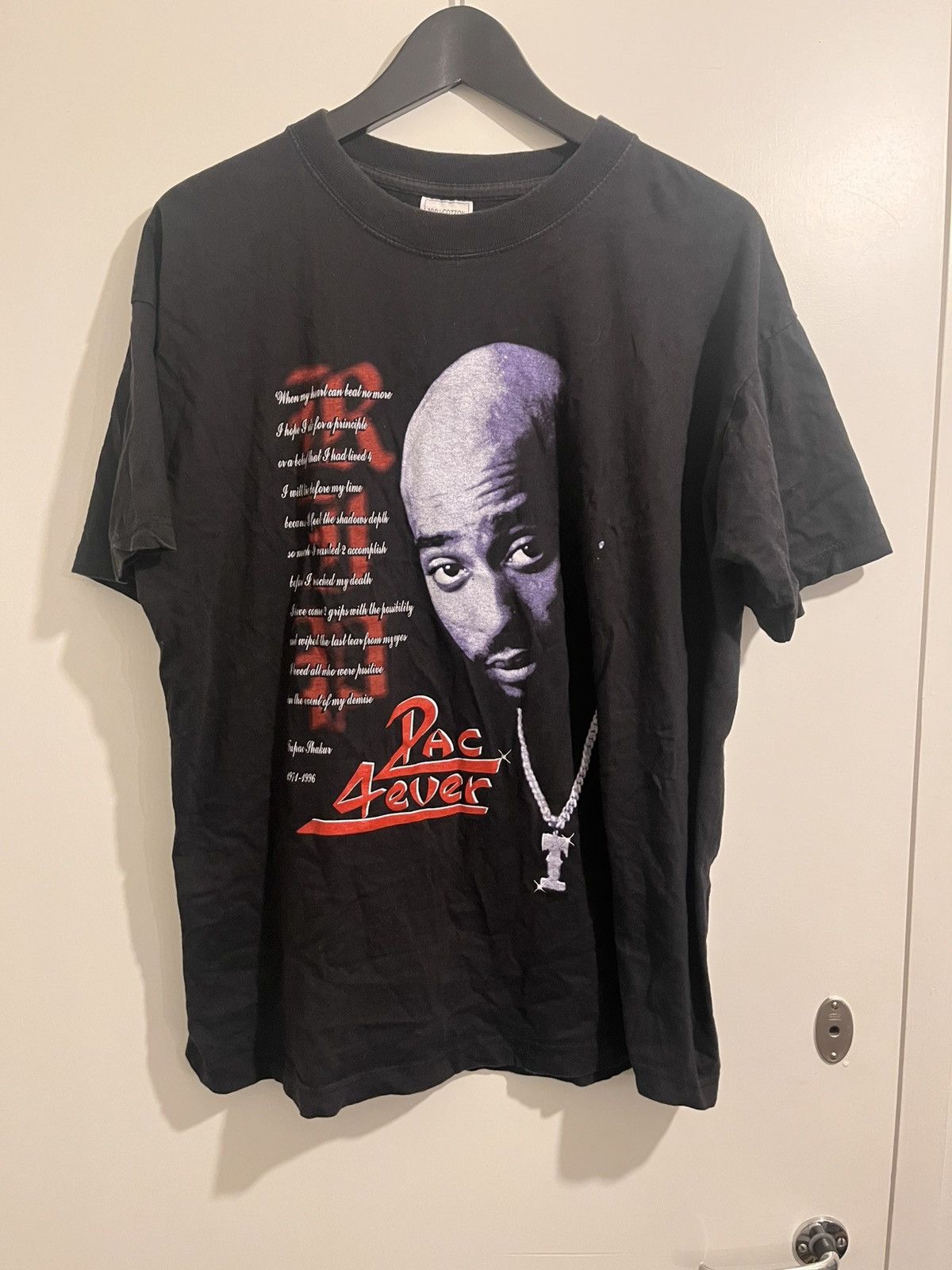 Vintage Vintage Tupac 2Pac 1997 rap tee Size US XL / EU 56 / 4 - 1 Thumbnail