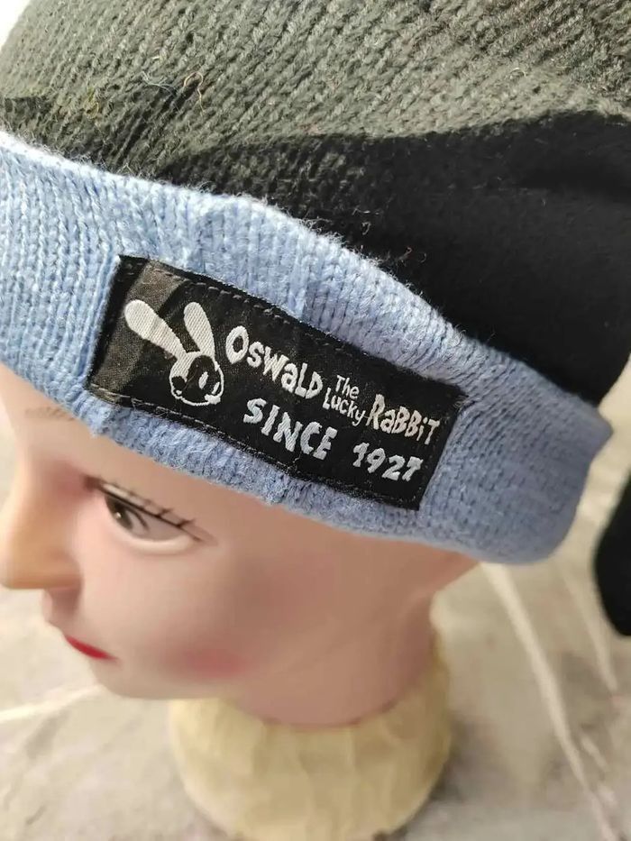 Japanese Brand Vintage Oswald The Lucky Rabbit Bunny Horn Beanie Size ONE SIZE - 4 Thumbnail