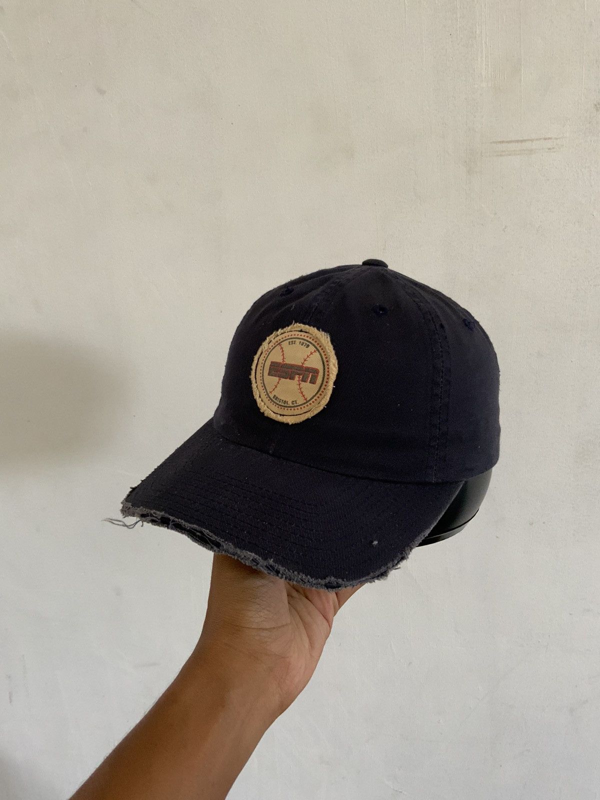 ESPN Club Patches Distressed Fade Vintage Hat