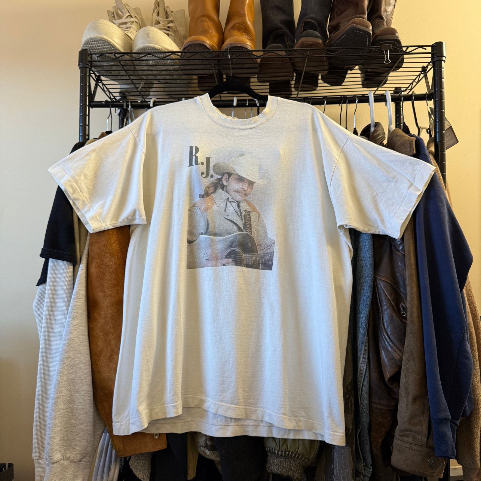 Vintage Vintage RJ cowboy Concert shirt XL Size US XL / EU 56 / 4 - 1 Thumbnail