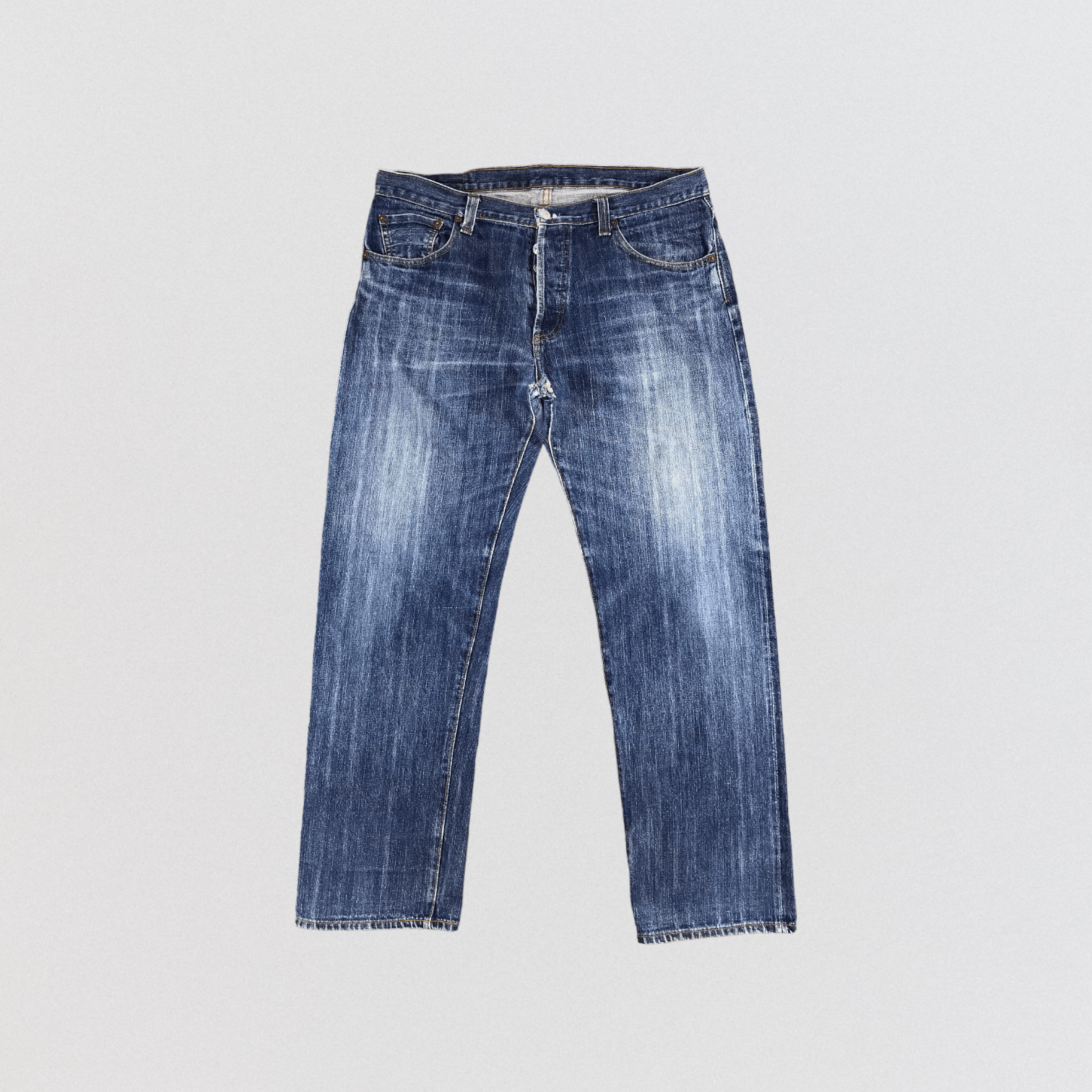 Levi's × Vintage Vintage 90s Blue Wash Levis 501 Jeans-JM1384 Size US 38 / EU 54 - 1 Thumbnail