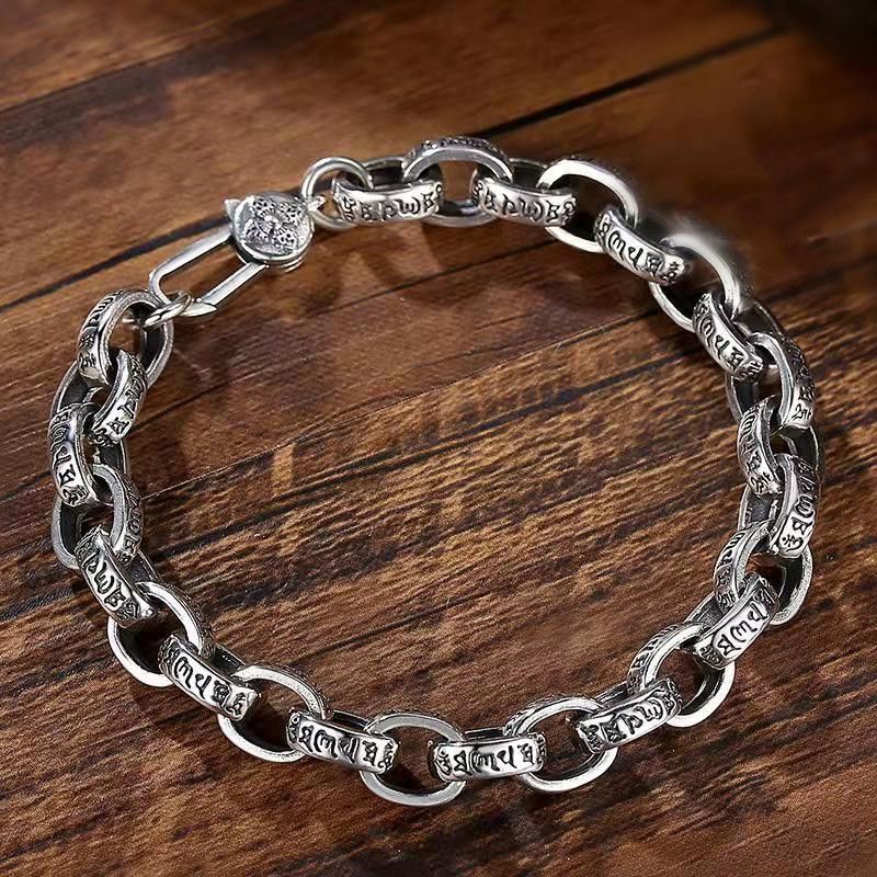 Jewelry S925 Six-Character Mantra Bracelet Size ONE SIZE - 7 Thumbnail