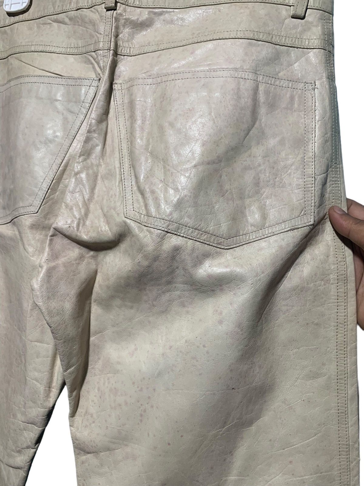 Vintage Vintage acetate flare leather pants made in canada Size US 32 / EU 48 - 17 Thumbnail