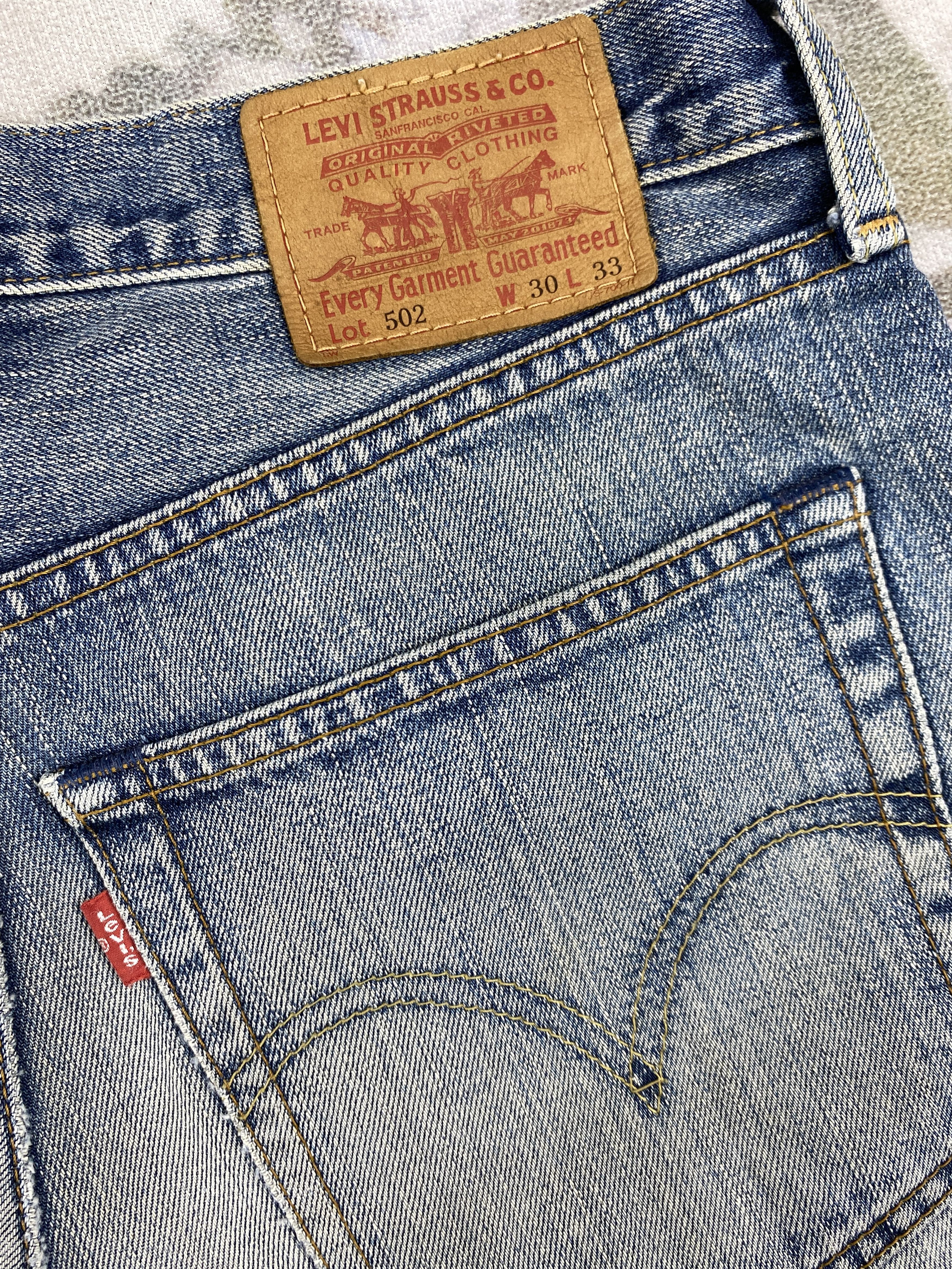 Levi's Light Wash Vintage Levi's 502 Jeans 30x29 Denim -SJ148 Size US 30 / EU 46 - 11 Thumbnail