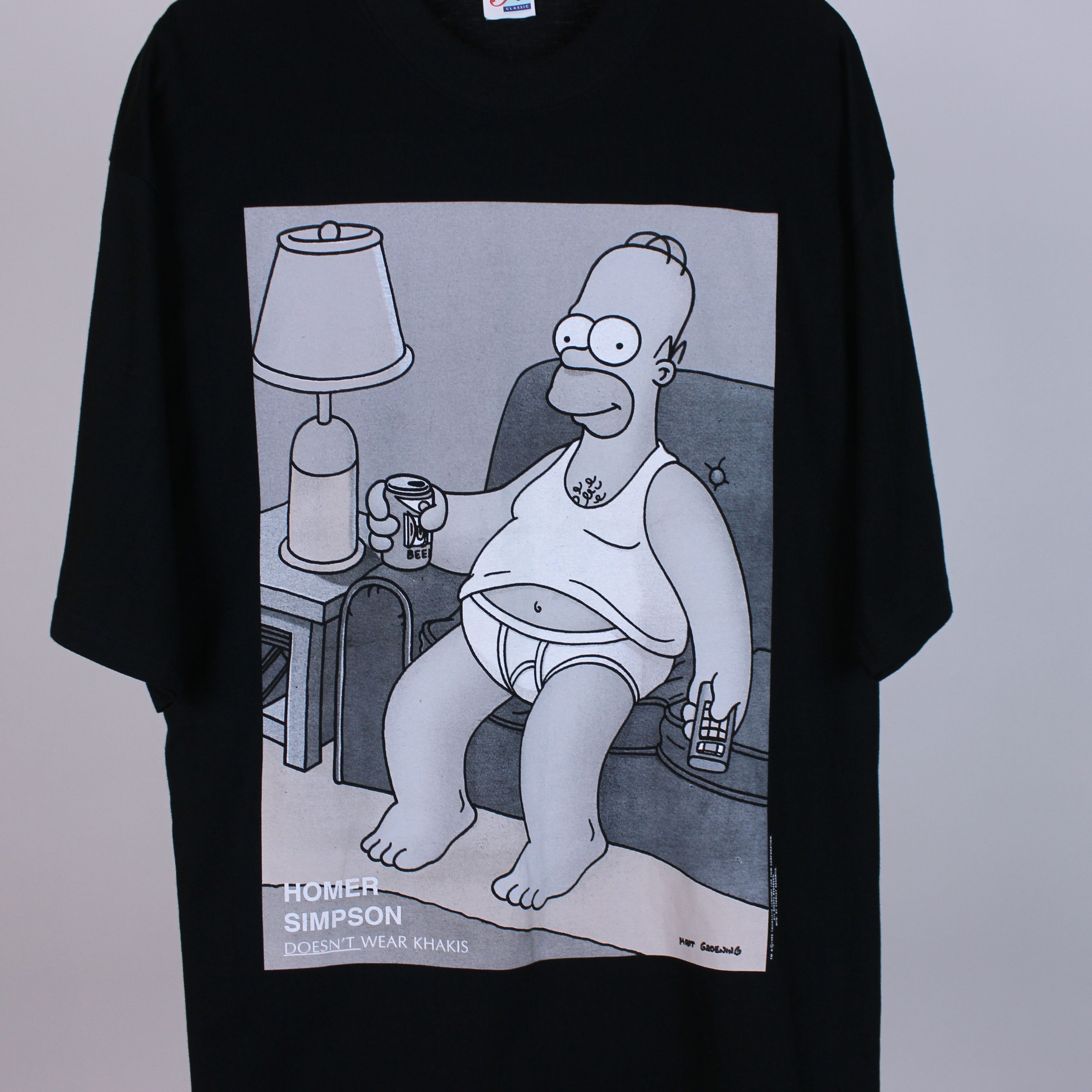 The Simpsons The Simpsons t shirt Homer 1995 USA DOESN'T WEAR KHAKIS Size US XL / EU 56 / 4 - 5 Thumbnail