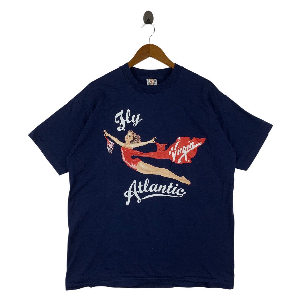 Other Vintage deadstock VIRGIN Atlantic women printed tee Size US L / EU 52-54 / 3 - 1 Thumbnail