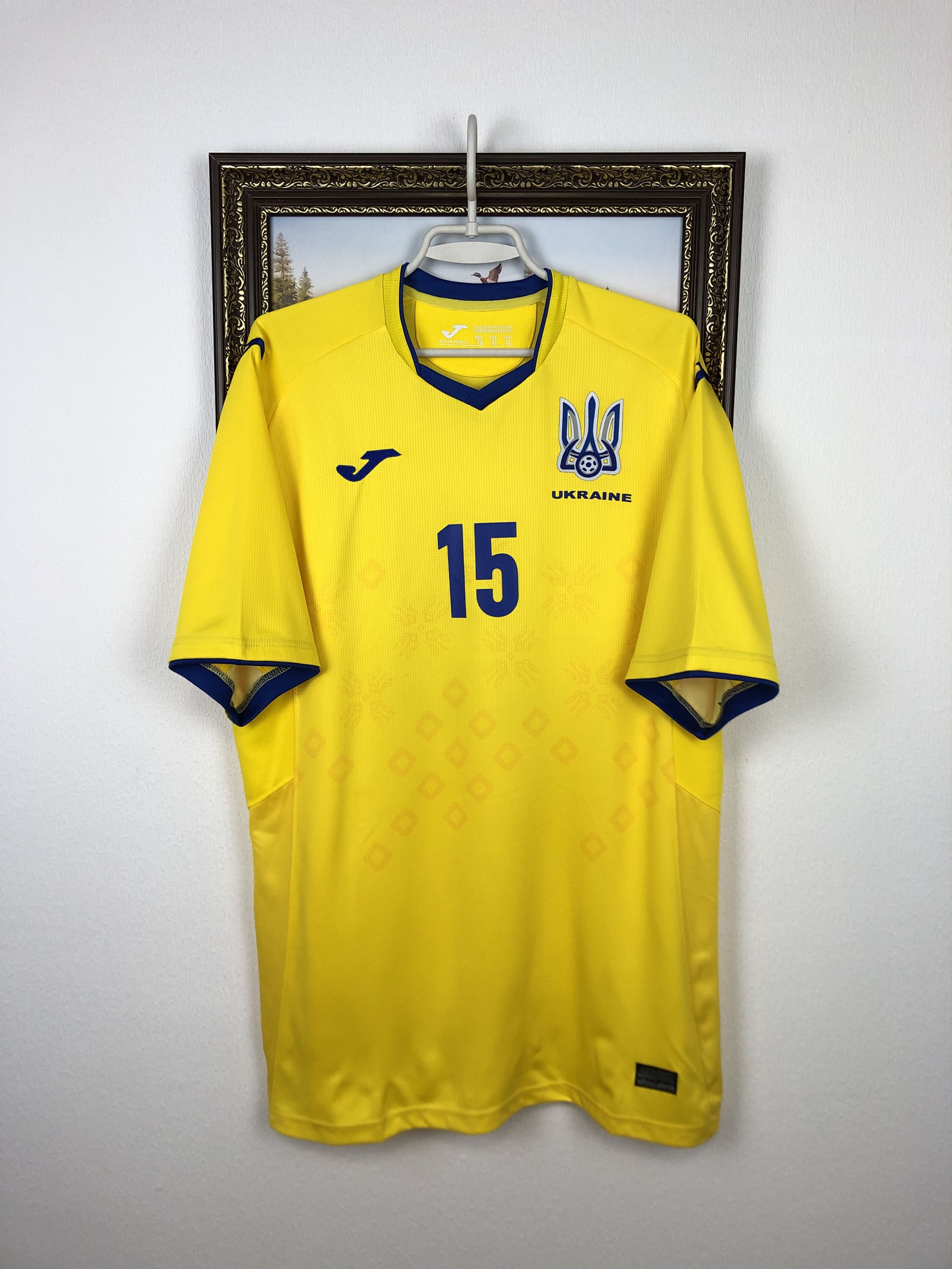 Other Ukraine football shirt 2020 Soccer Joma Mudryk Jersey Size US XL / EU 56 / 4 - 1 Thumbnail