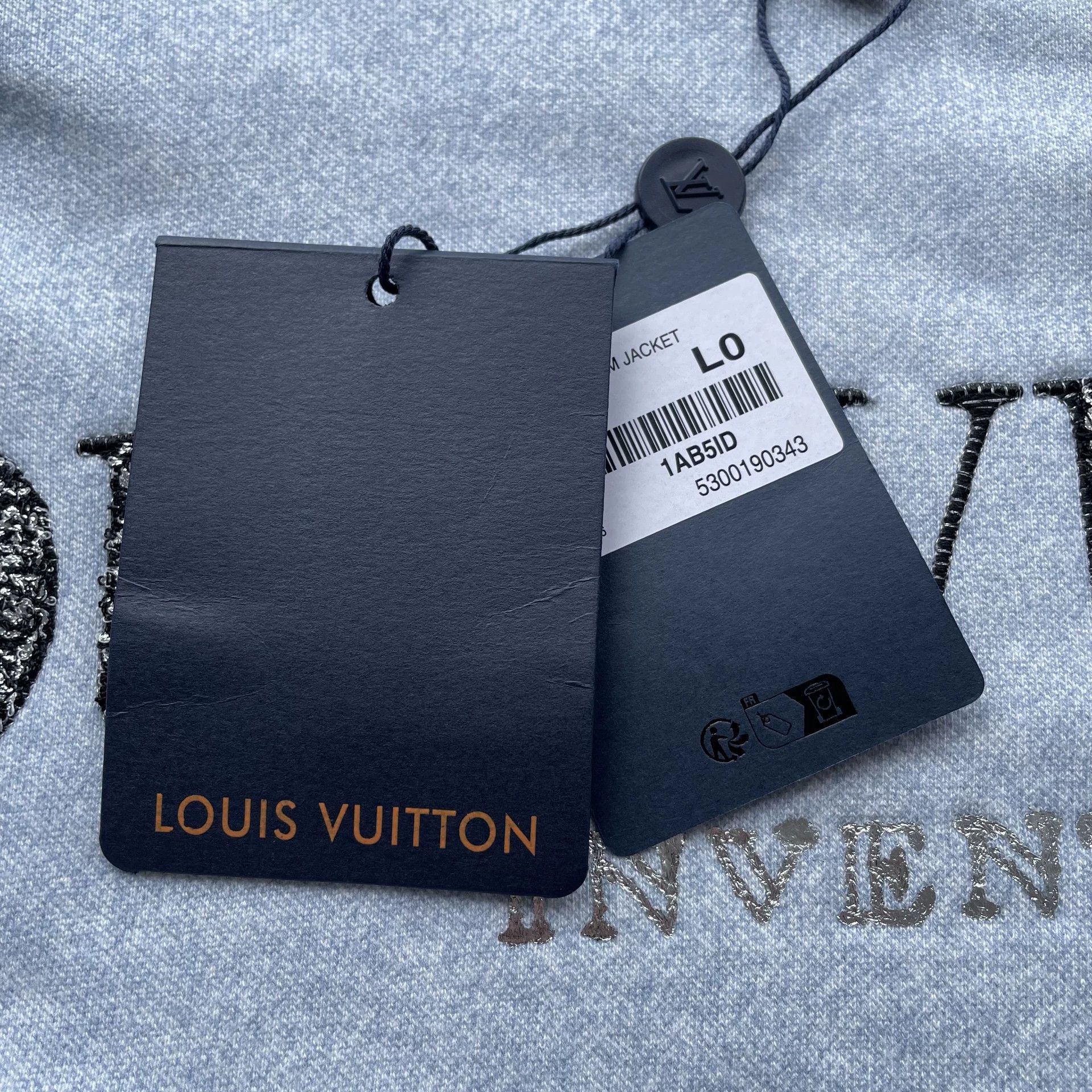 Louis Vuitton LOUIS VUITTON FW26 crewneck oversized knit gray blue XS Size US XS / EU 42 / 0 - 4 Thumbnail