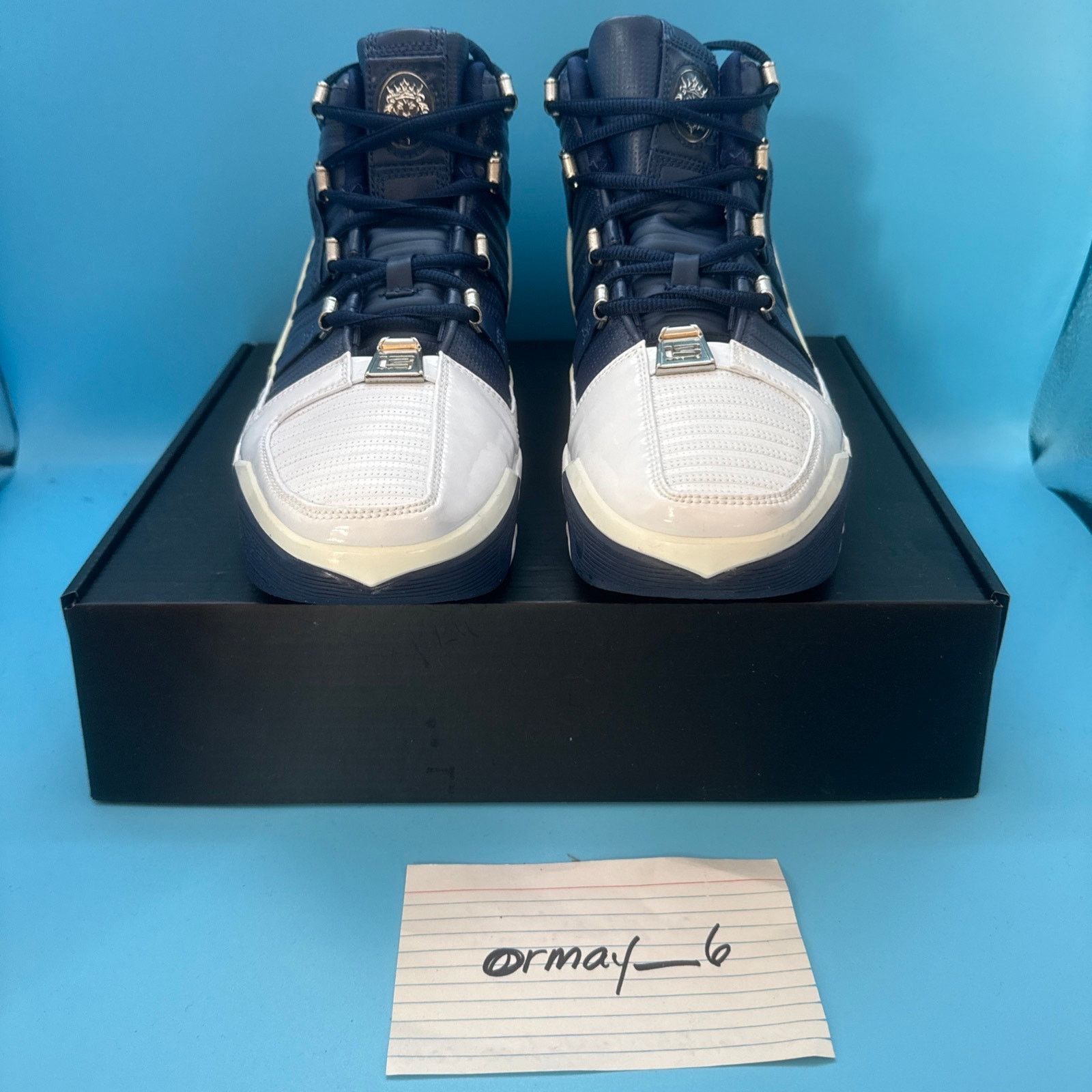 Nike Nike Zoom Lebron III Midnight Navy m8.5 w10 Size US 8.5 / EU 41-42 - 4 Thumbnail