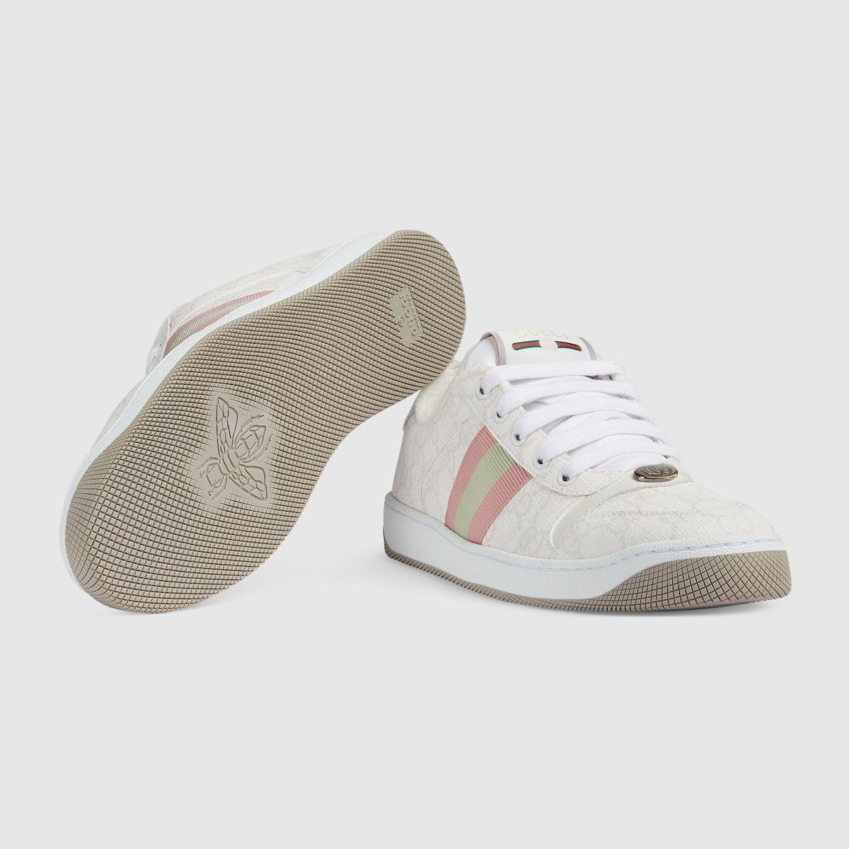 Gucci oc11z1025 Screener Sneakers in White Size US 4.5 / IT 34.5 - 5 Thumbnail