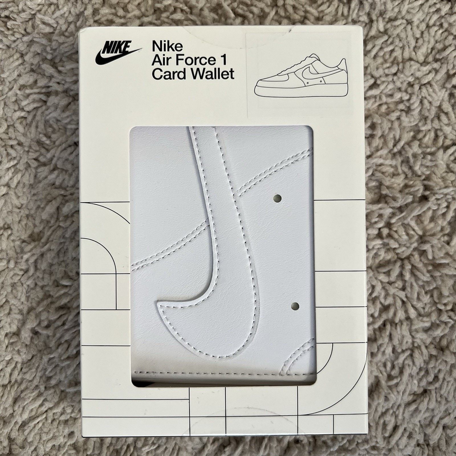 Nike Nike Air Force 1 Card Wallet Triple White - Brand New Size ONE SIZE - 3 Thumbnail