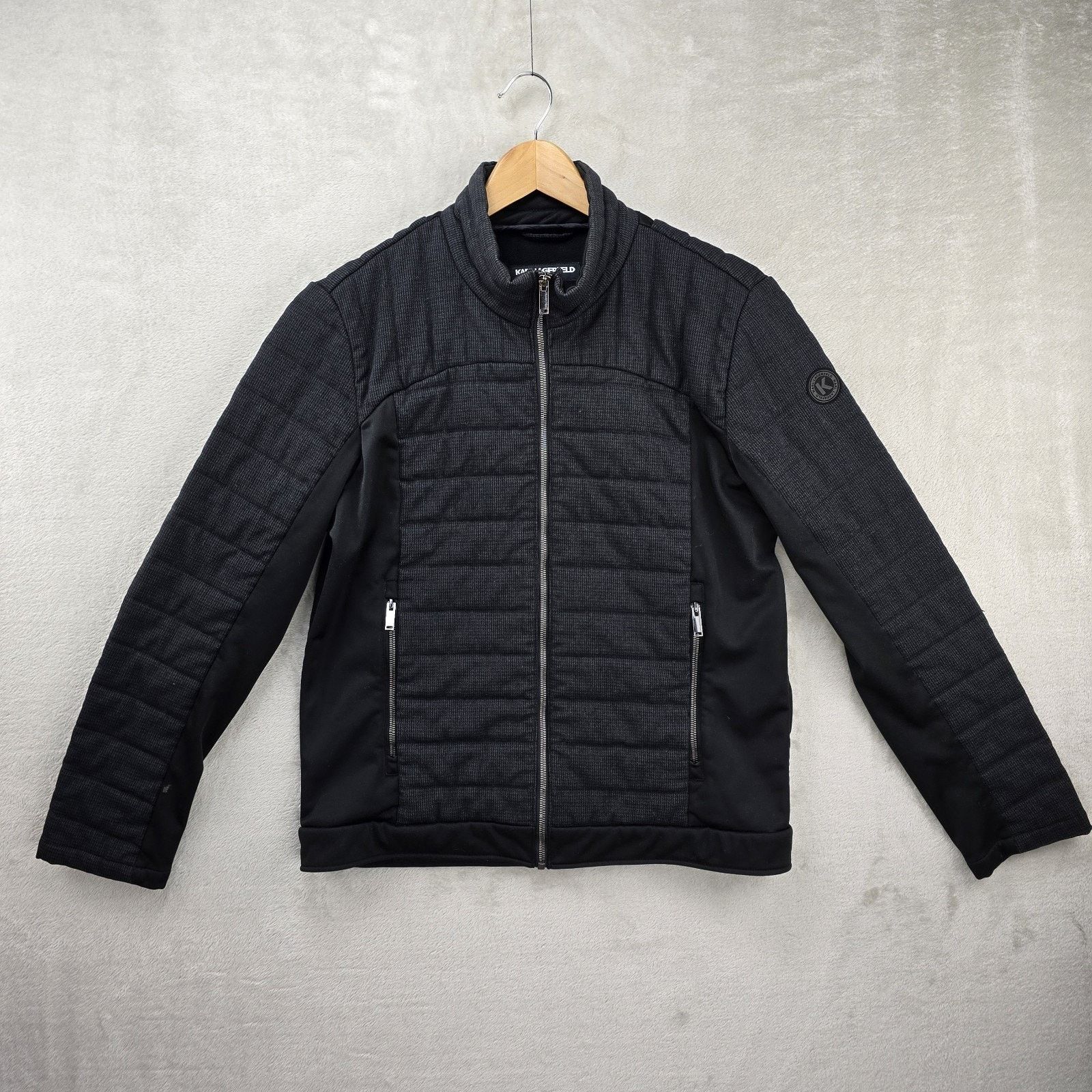 Other Karl Lagerfeld Paris Quilted Full Zip Jacket Medium-Large Size US L / EU 52-54 / 3 - 2 Thumbnail