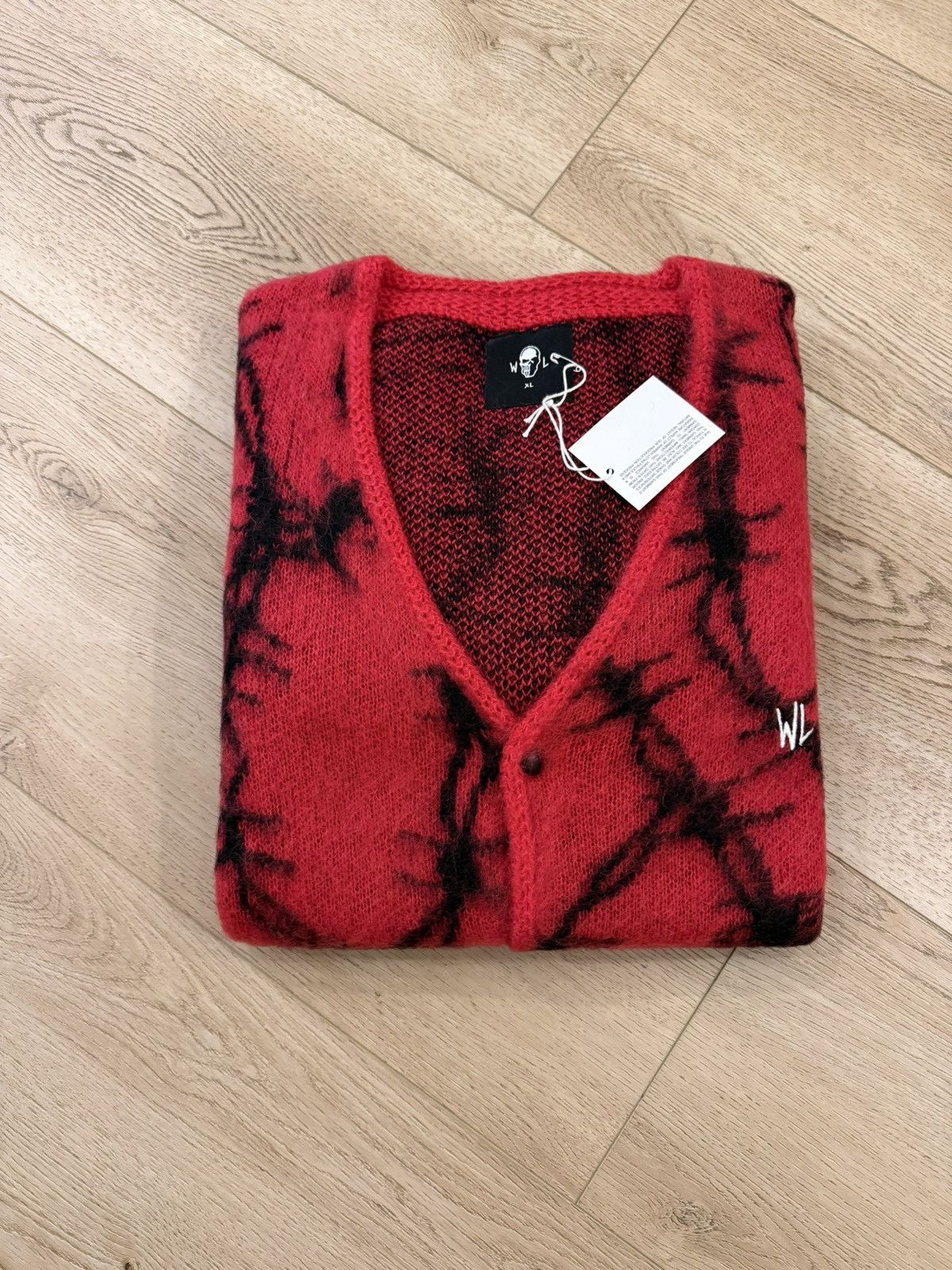Warren Lotas Warren Lotas Barbed Wire Mohair Blend Cardigan Size XL Size US XL / EU 56 / 4 - 6 Thumbnail