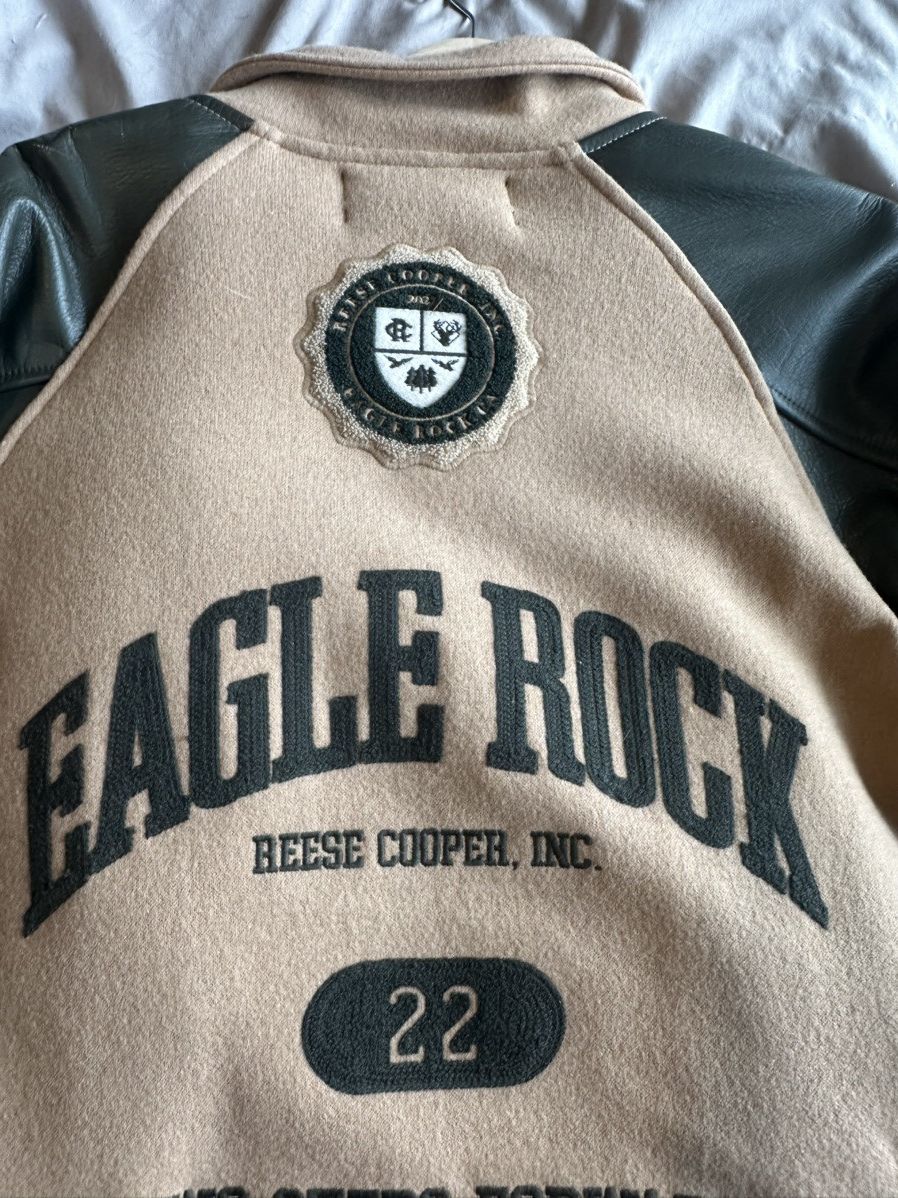 Reese Cooper Reese Cooper Two Steps Varsity Jacket 'Olive Green' Size US S / EU 44-46 / 1 - 4 Thumbnail
