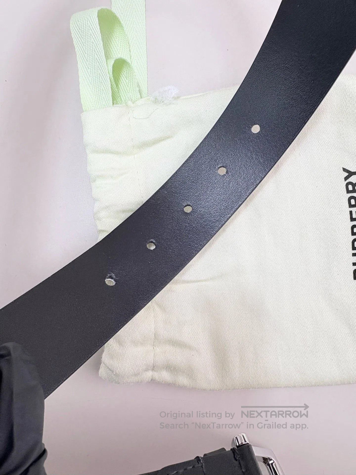 Burberry Burberry New Check Belt. Size ONE SIZE - 5 Thumbnail