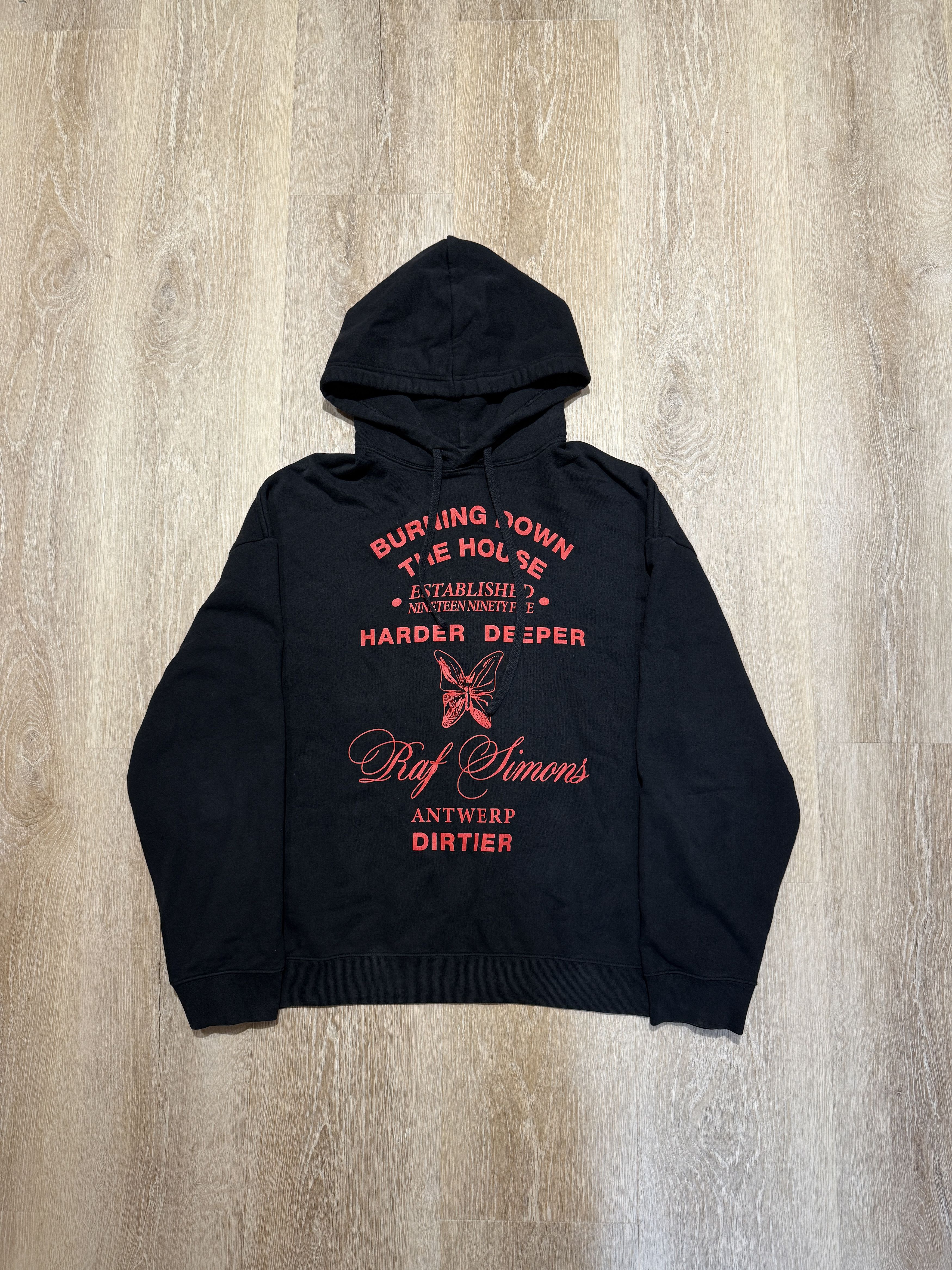 Raf Simons Vultures Hoodie | Grailed