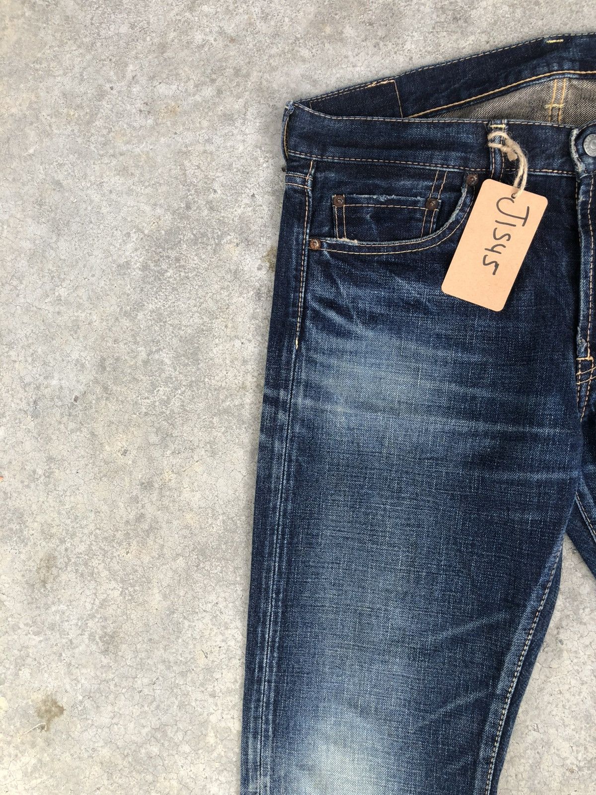 OMNIGOD Japanese OMNIGOD 50053 Distressed Jeans Selvedge Jeans Size US 32 / EU 48 - 4 Thumbnail