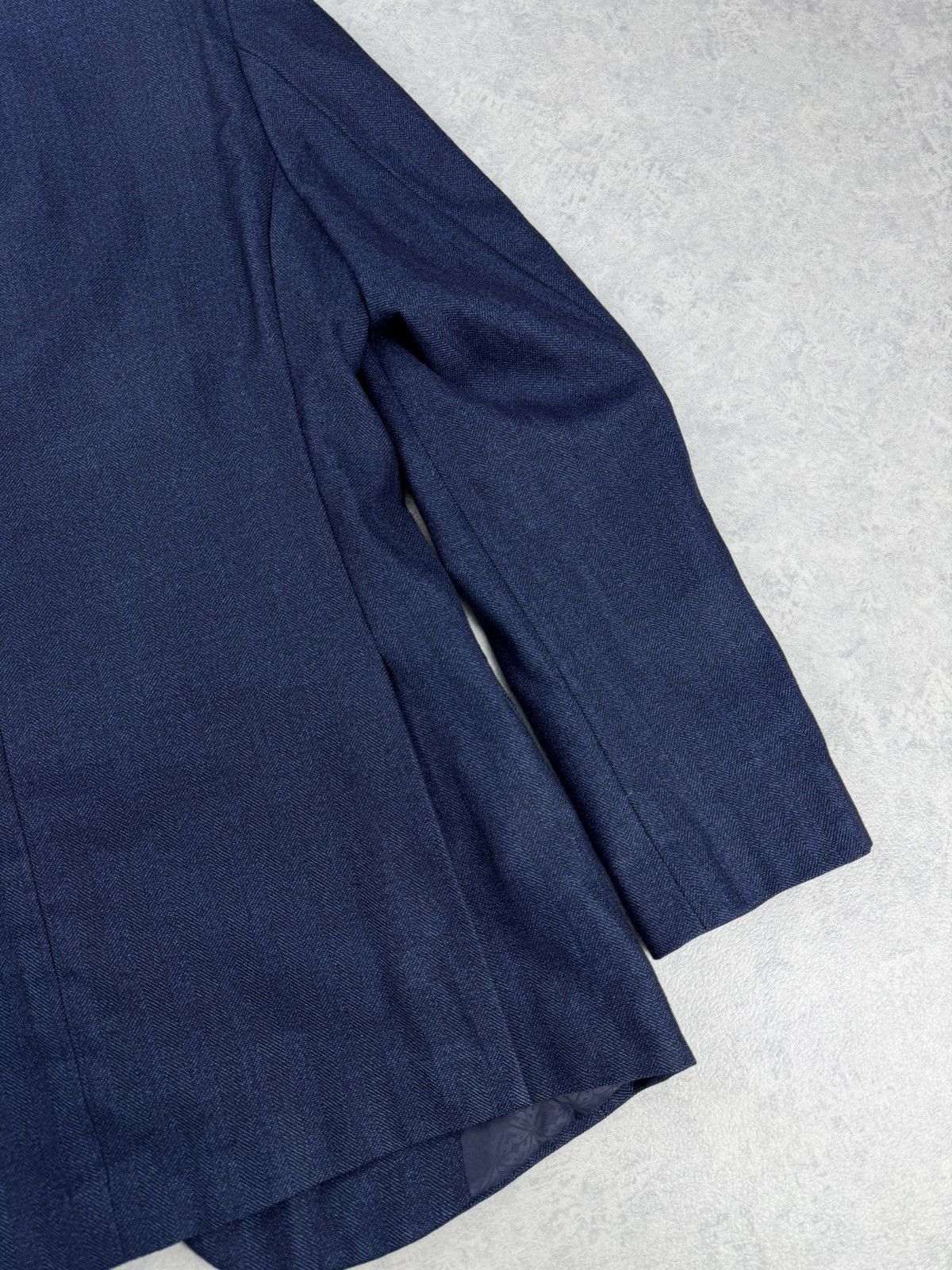 Hardy Amies Hardy Amies Wool Blazer Navy Size 46R Size 36R - 14 Thumbnail